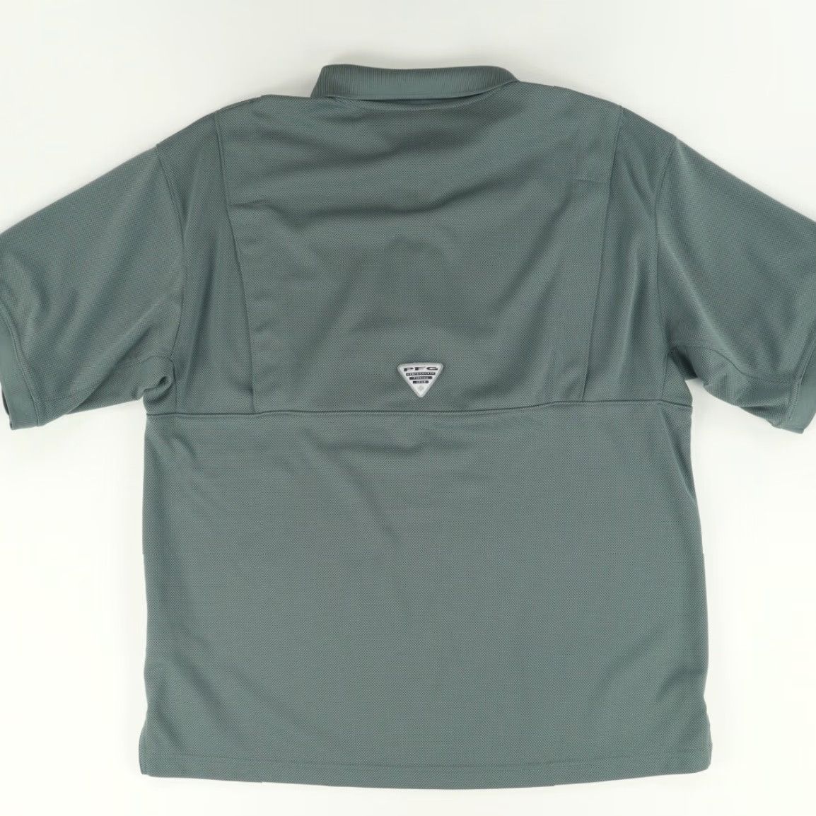 Vintage Columbia PFG Vented Polyester Solid Polo Green Men L Shirt Size US L / EU 52-54 / 3 - 3 Thumbnail