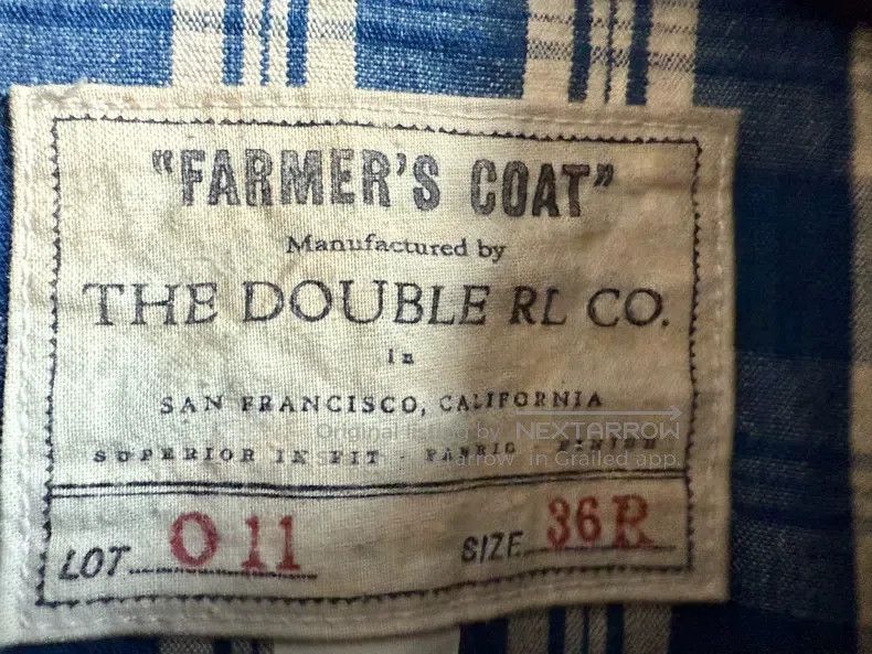 RRL Ralph Lauren RRL Ralph Lauren Oil pollution makes old engineer farm coa Size US S / EU 44-46 / 1 - 2 Thumbnail