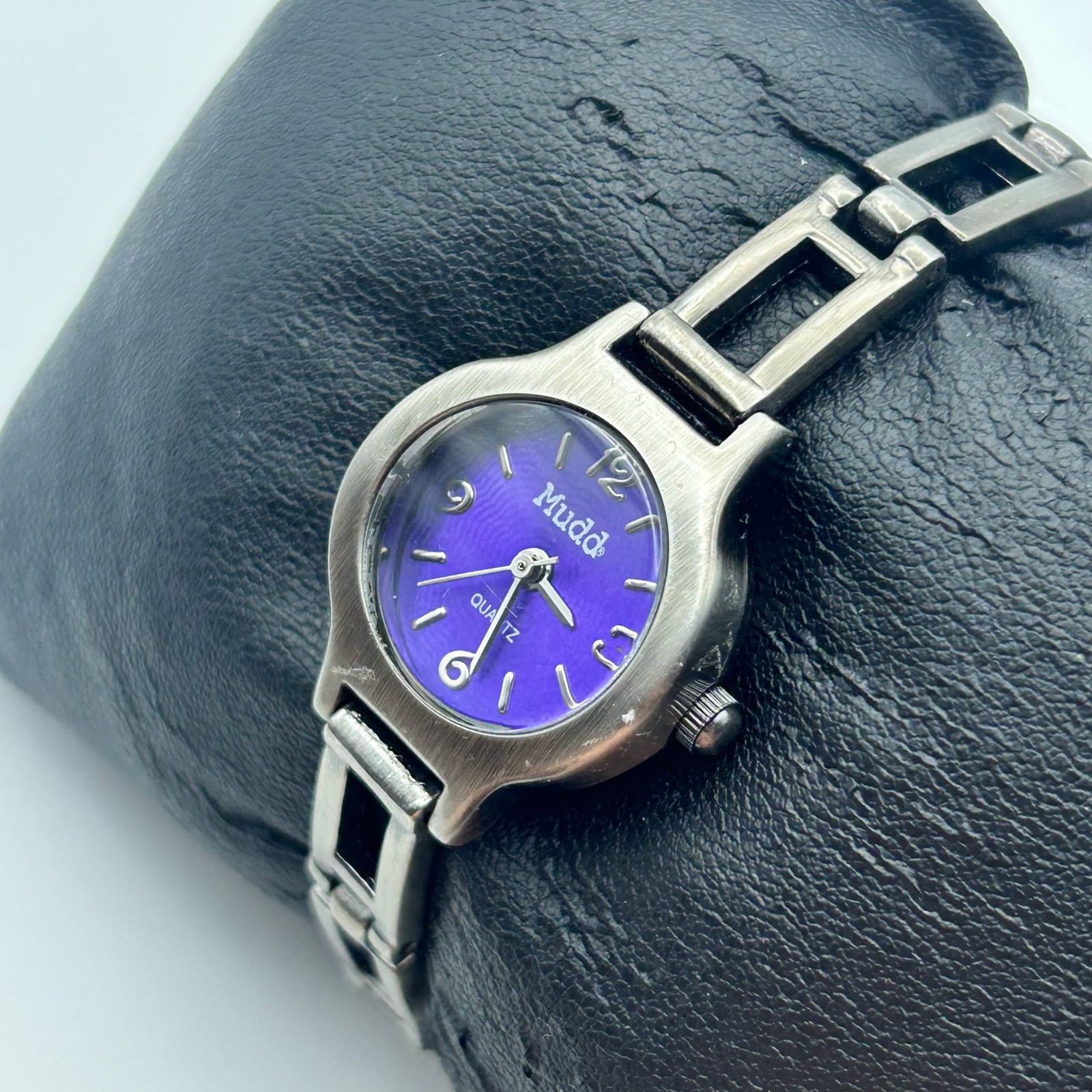 Other Mudd Women’s Silver Tone Bracelet Watch Purple Dial Quartz Size ONE SIZE - 2 Thumbnail