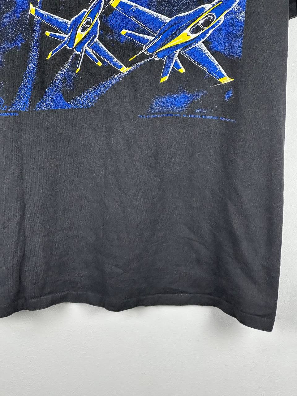 Vintage Vintage Oneita 90’s Air Force USA T-Shirt Single Stitch Size US XL / EU 56 / 4 - 13 Thumbnail