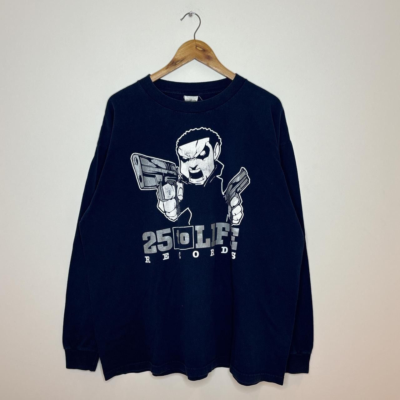 Vintage 25 To Life Entertainment Tragedy Khadadi Long Sleeve