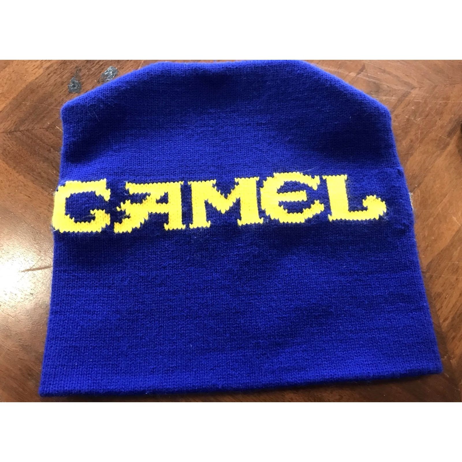 Camel VINTAGE CAMEL CIGARETTES LOGO WINTER BEANIE CAP BLUE SKULL HAT CAP Size One Size Adults Mens Women Boys Girls Size ONE SIZE - 5 Thumbnail