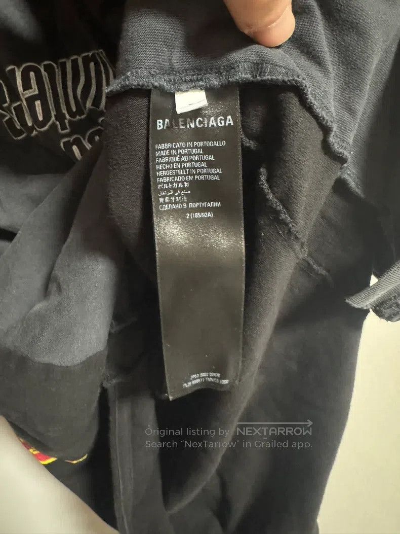 Balenciaga Balenciaga Band Speed Hunter Patchwork Short Sleeve T-Shir Size US M / EU 48-50 / 2 - 5 Thumbnail