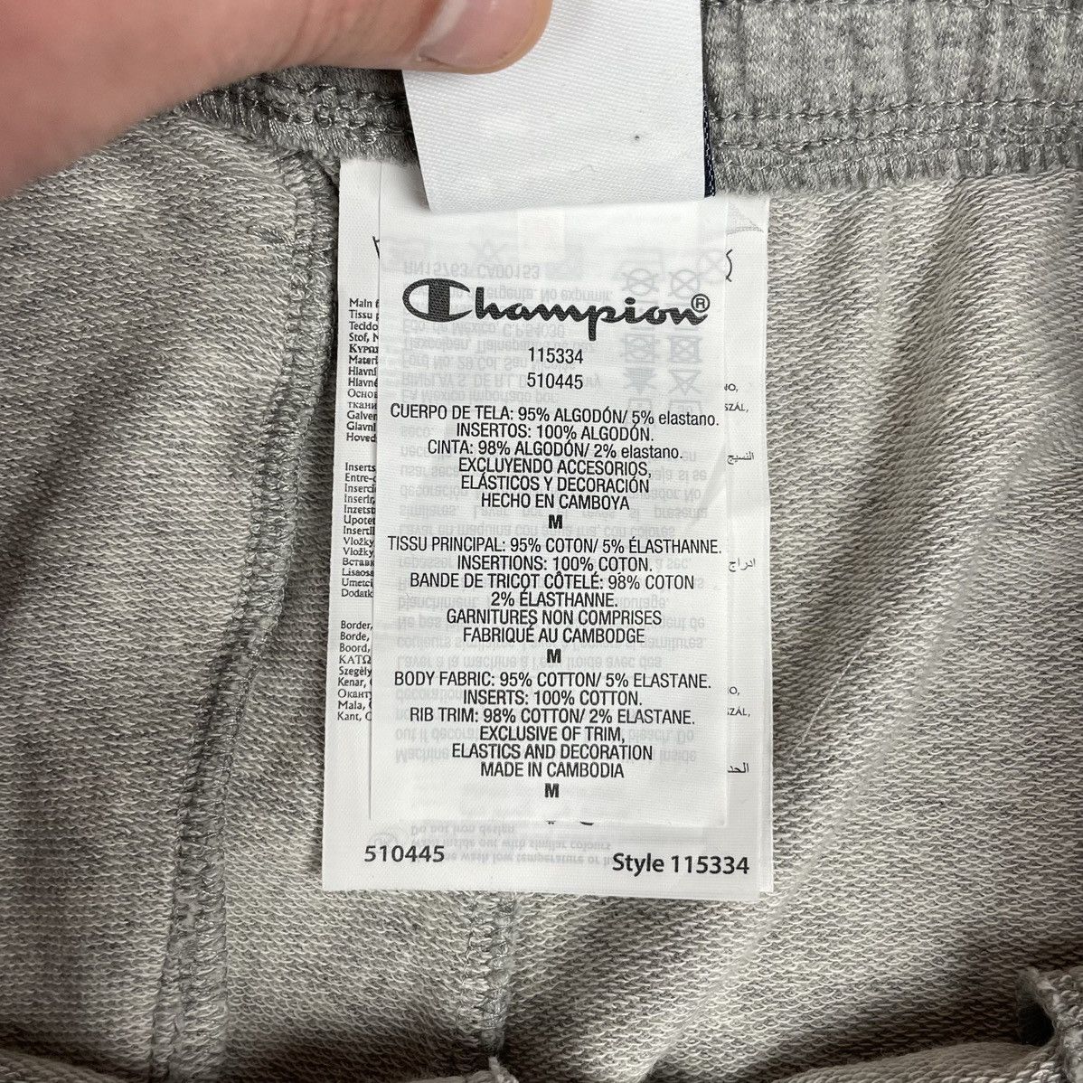 Champion Champion Sweatpants Joggers big logo Size US 34 / EU 50 - 11 Thumbnail