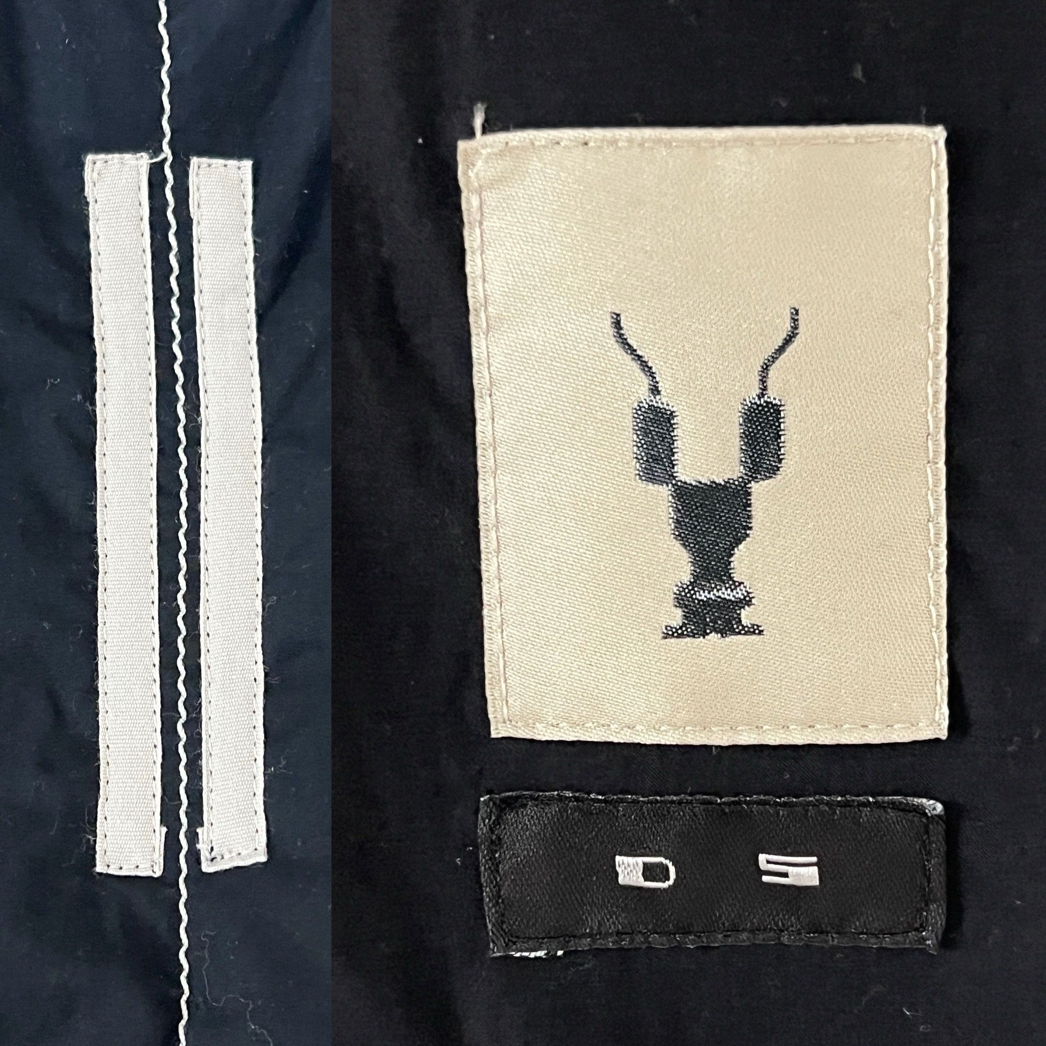 Rick Owens Rick Owens FW17 DRKSHDW Hooded Long Parka Black Size US L / EU 52-54 / 3 - 8 Thumbnail