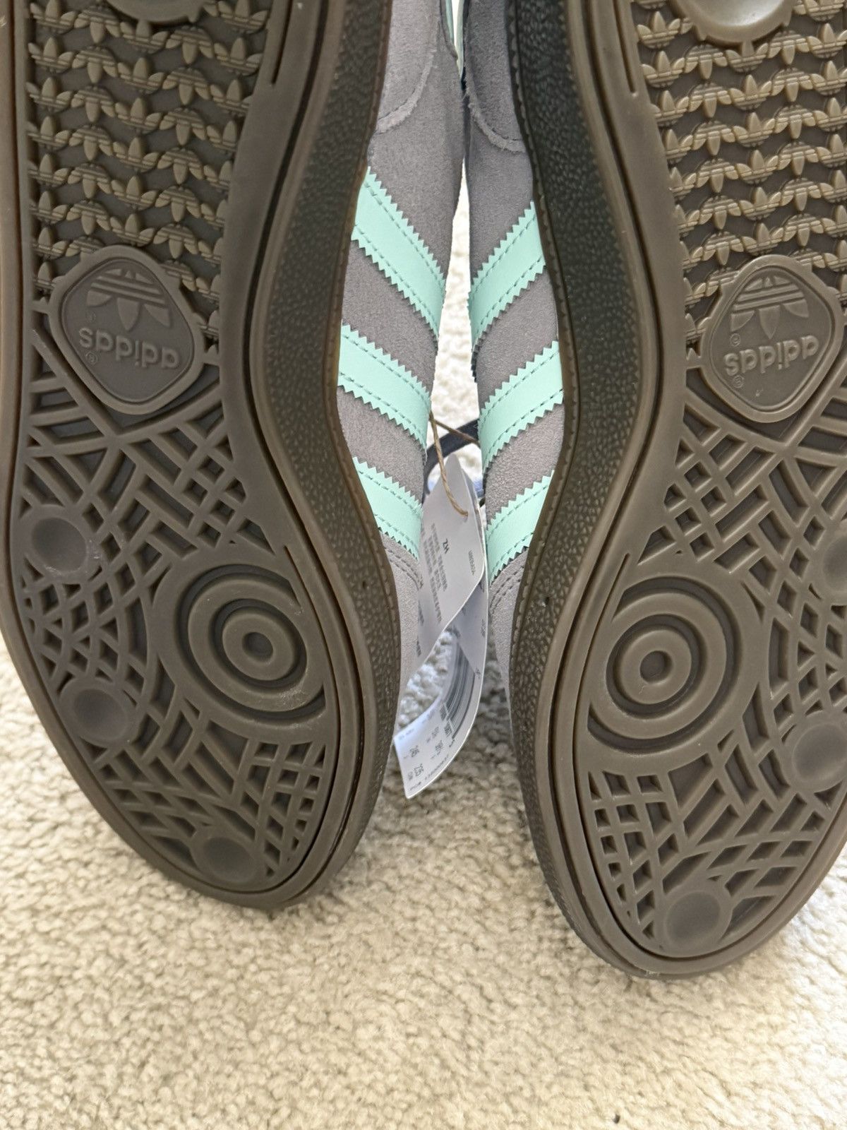 Adidas Adidas Spezial Men's Size 6 Grey Clean Mint Gum Suede No Box Size US 6 / EU 39 - 8 Thumbnail