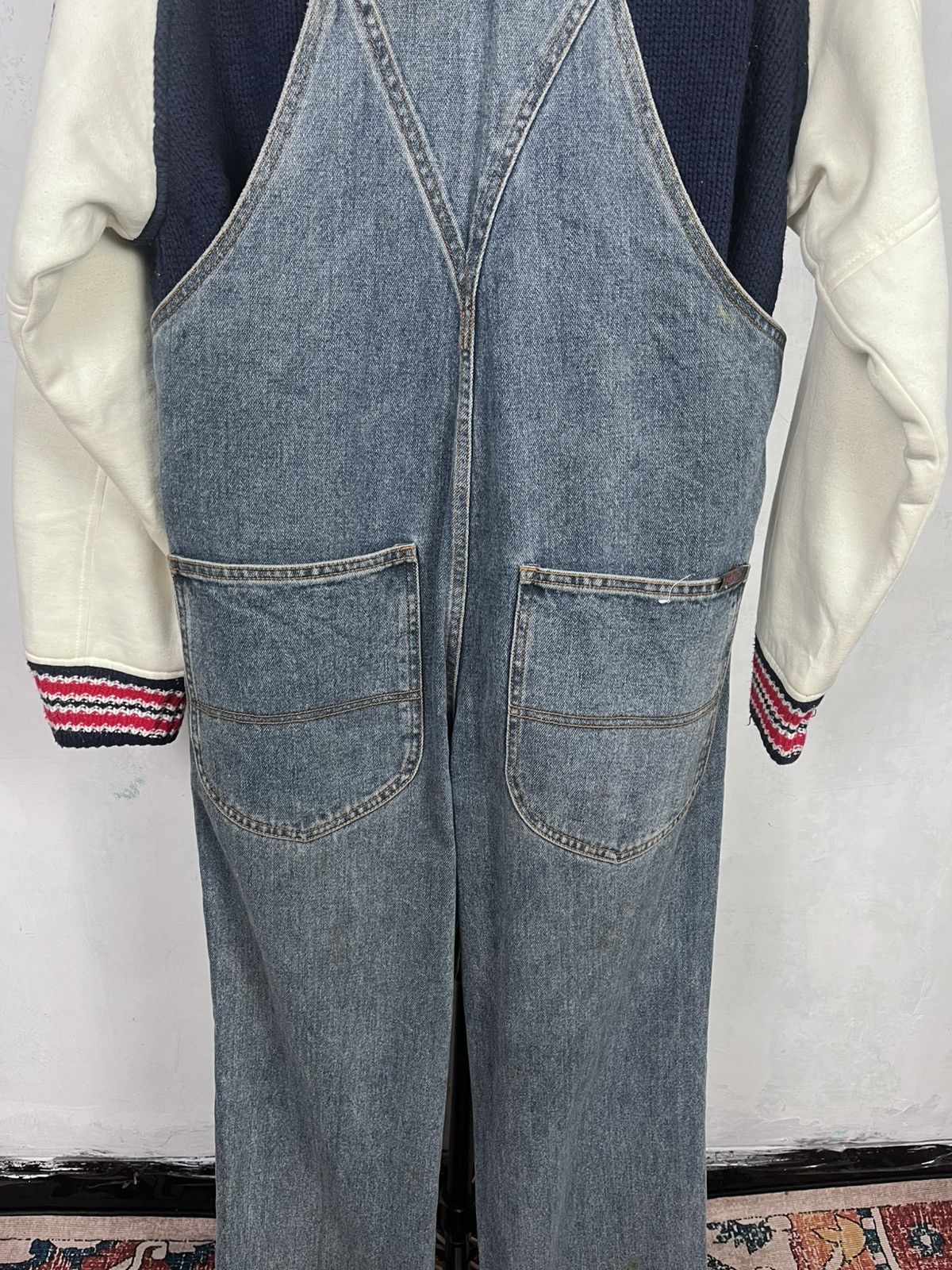 Marithe + Francois Girbaud Vtg Marithe Francois Girbaud Overall Denim Size US 33 - 8 Thumbnail