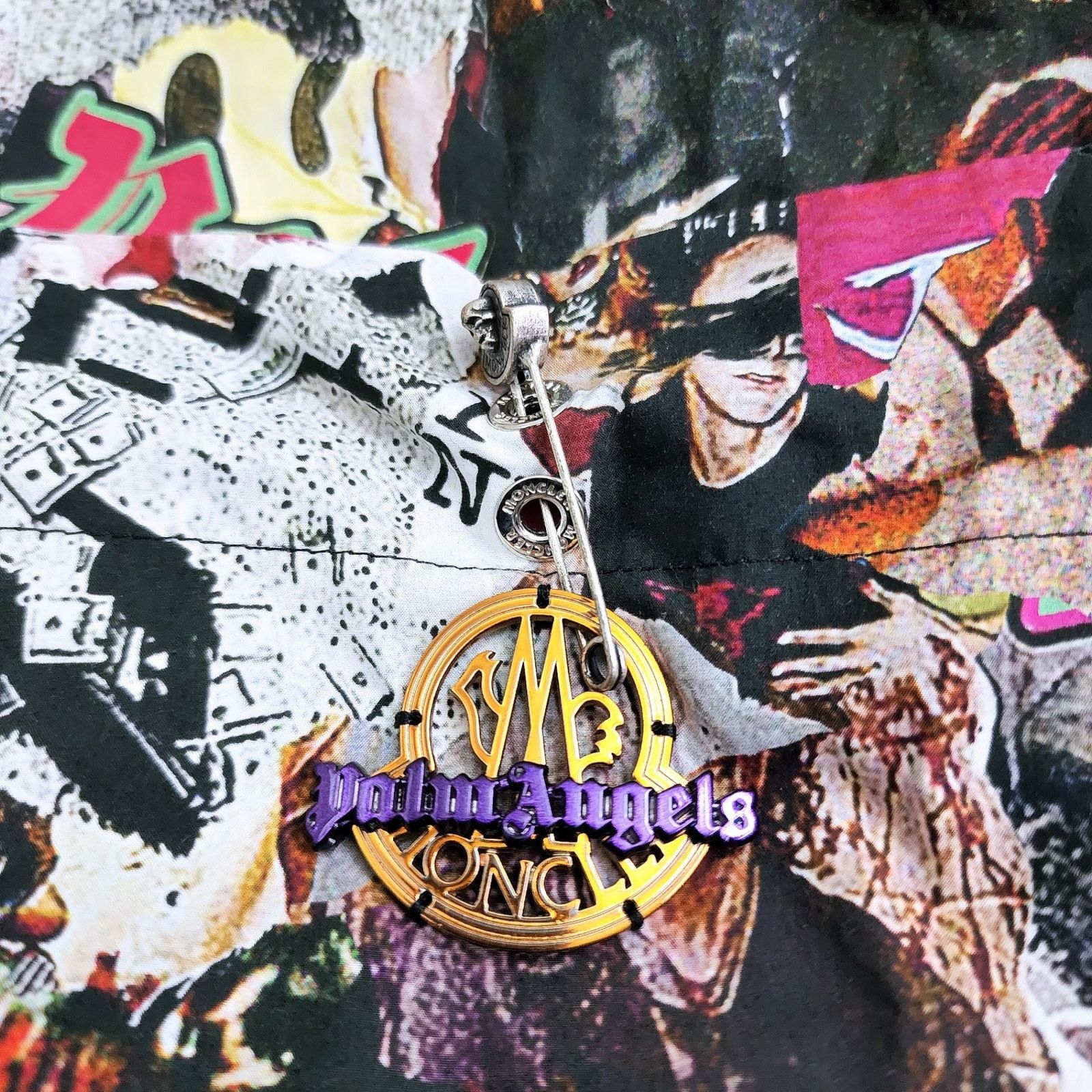Moncler Moncler Genius x Palm Angels Graffiti Button-up Shirt size M Size US M / EU 48-50 / 2 - 3 Thumbnail