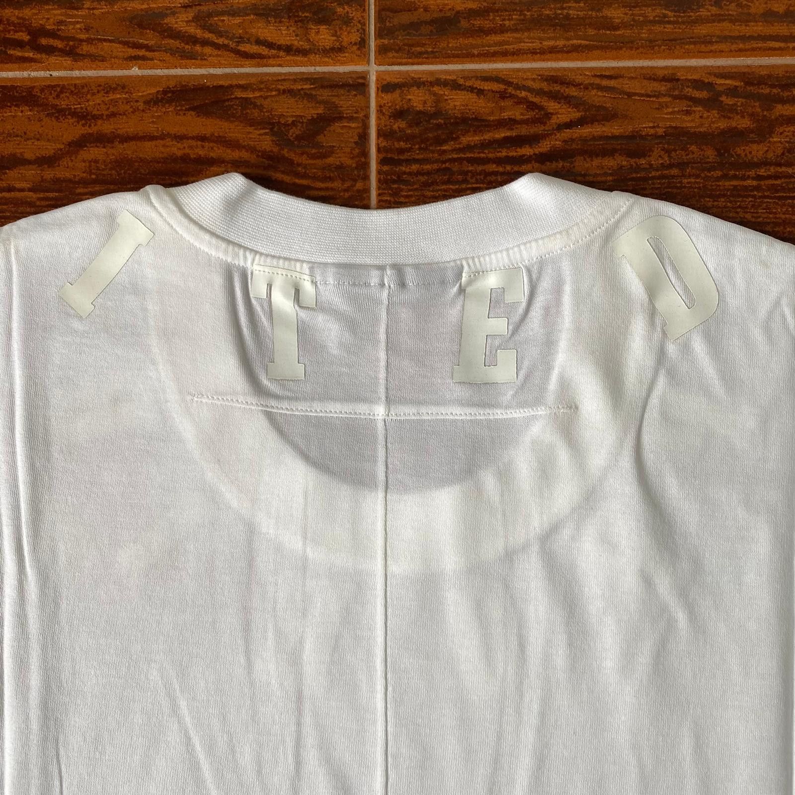 Givenchy White Prohibited Collar Print Oversized T-Shirt Size US L / EU 52-54 / 3 - 5 Thumbnail