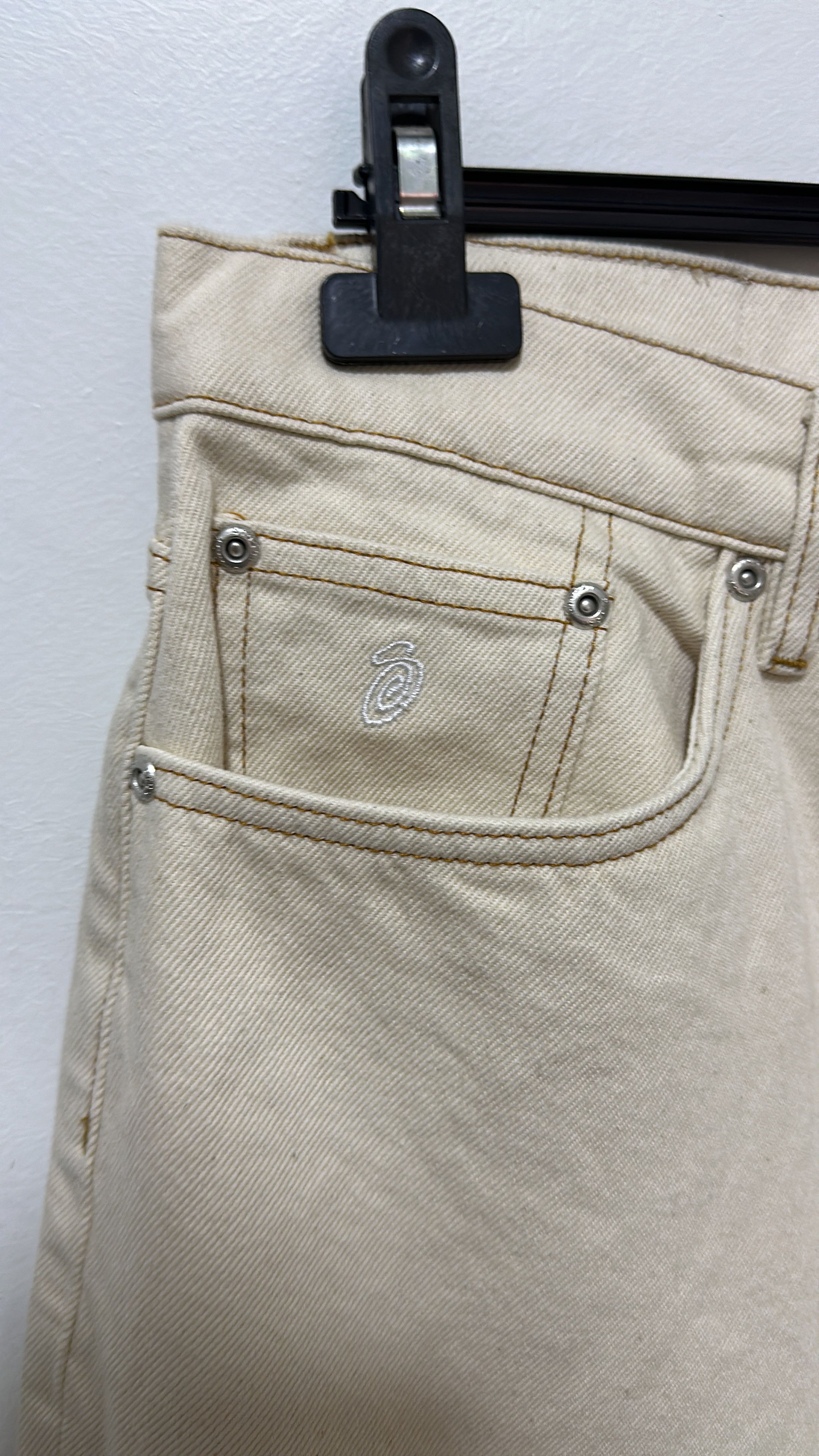 Stussy Stussy Big Ol Jean Natural Size 33 Size US 33 - 3 Thumbnail