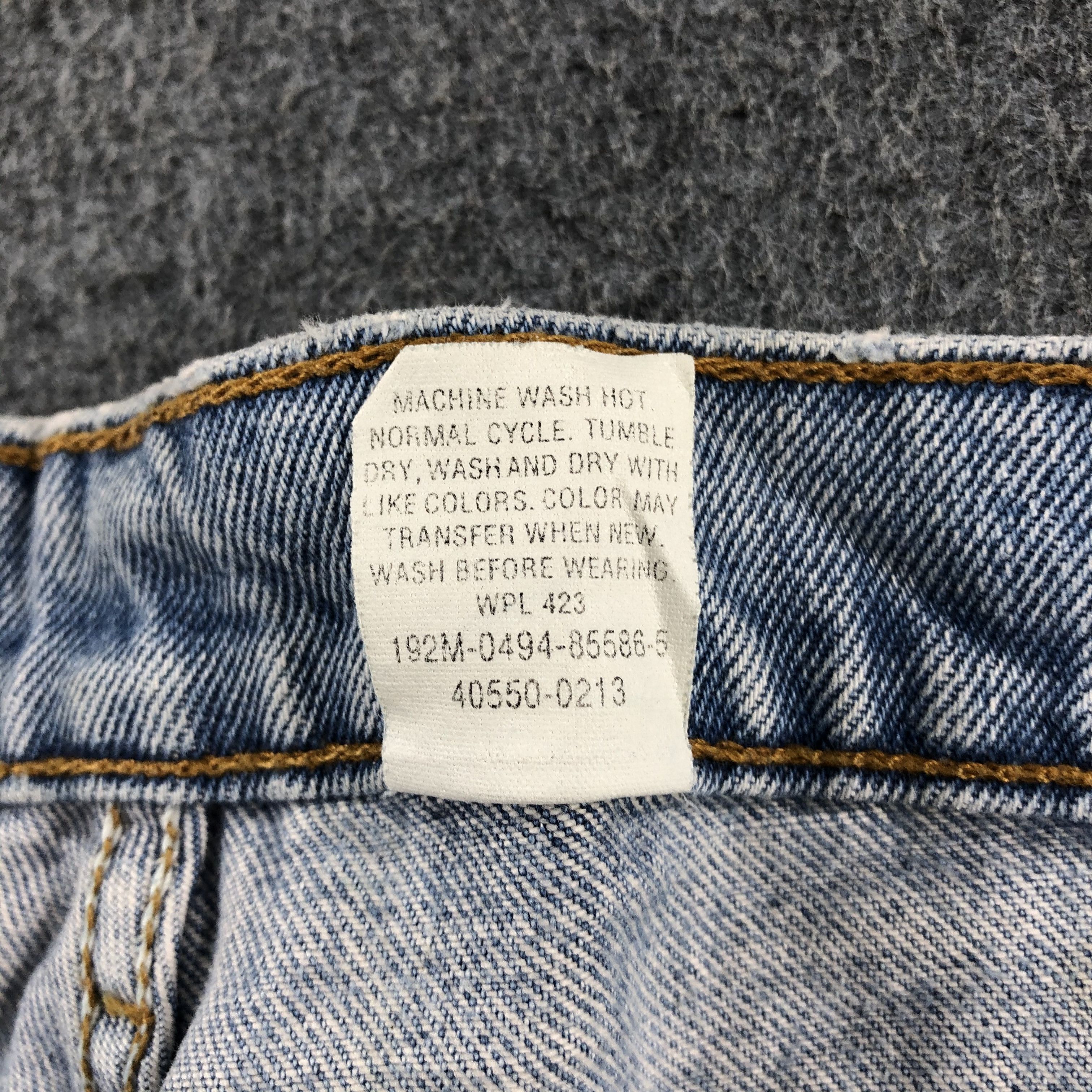 Levi's Vintage Blue Wash Levis 550 Jeans-J2321 Size US 30 / EU 46 - 11 Thumbnail