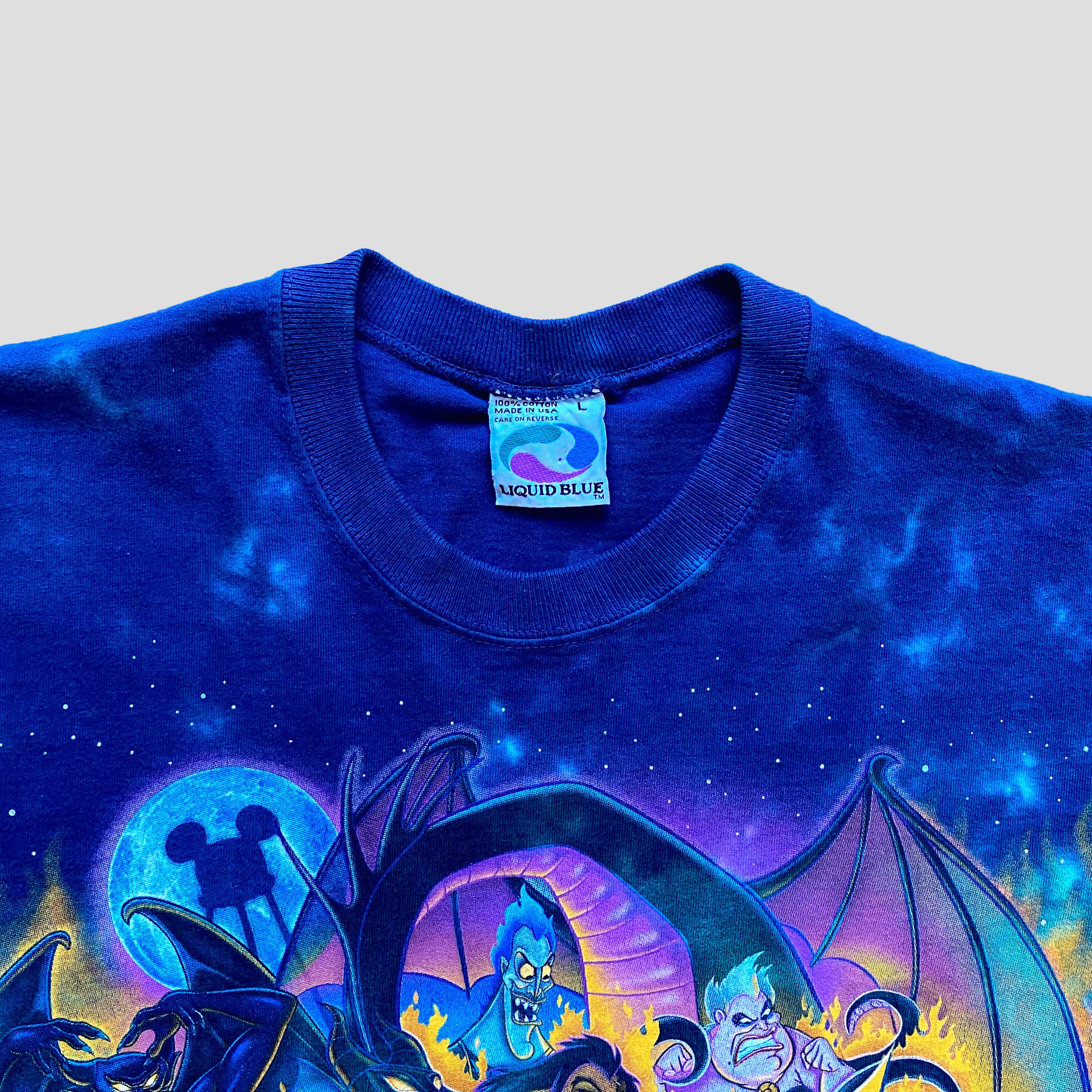 Disney × Liquid Blue × Vintage Vintage 90s Disney Fantasmic Tie-Dye T-Shirt Size US L / EU 52-54 / 3 - 3 Thumbnail