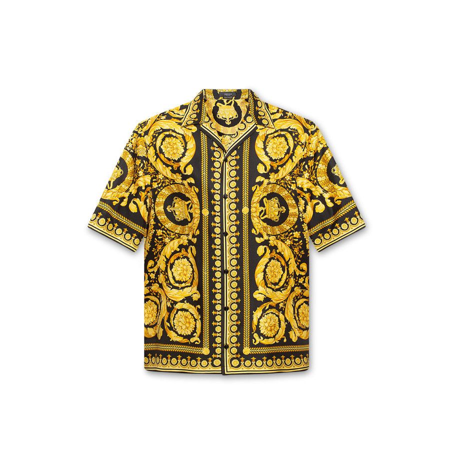 Versace VERSACE Black Silk Shirt New & Authentic (Men's size:S;) Size US S / EU 44-46 / 1 - 1 Preview