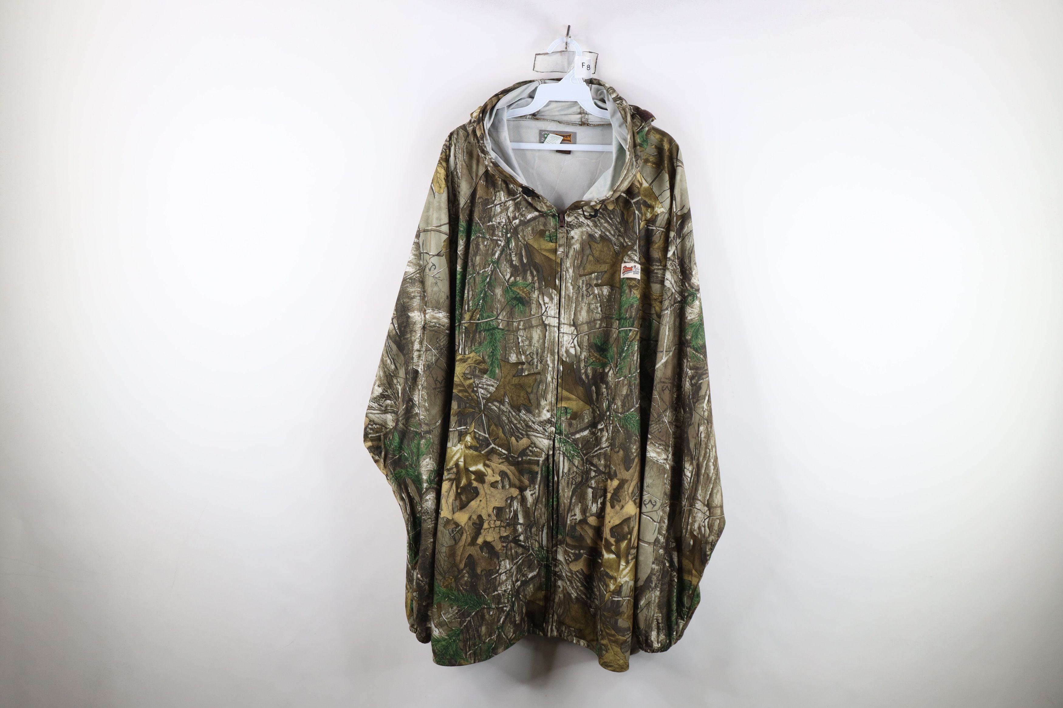 Vintage Y2K Camouflage Soft Cloth ElimiTick Hooded Hunting Jacket Size US XXL / EU 58 / 5 - 1 Thumbnail