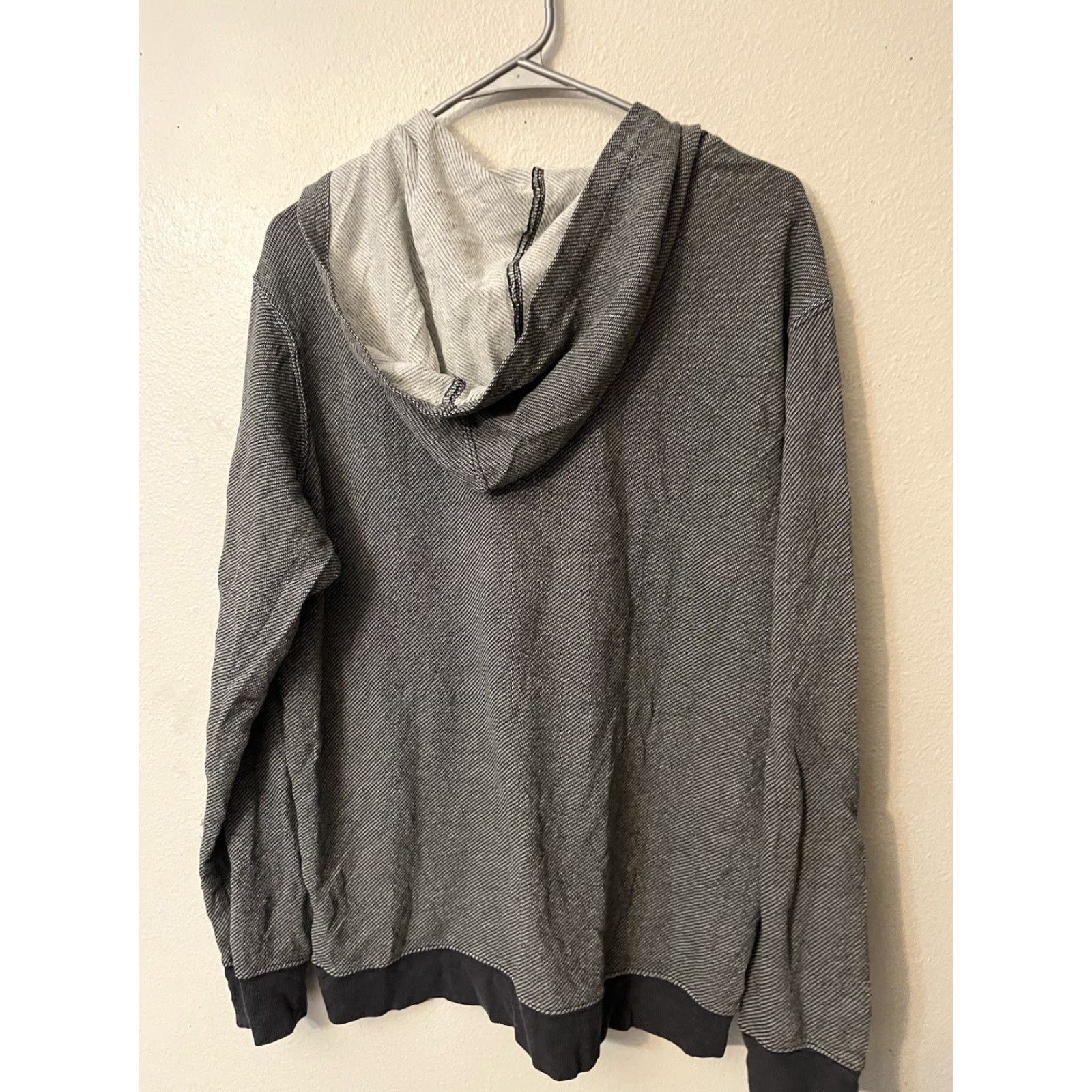 RVCA RVCA Hoodie Mens Large Gray Henley Fleece Pullover Sweatshirt MMA Size US L / EU 52-54 / 3 - 2 Thumbnail