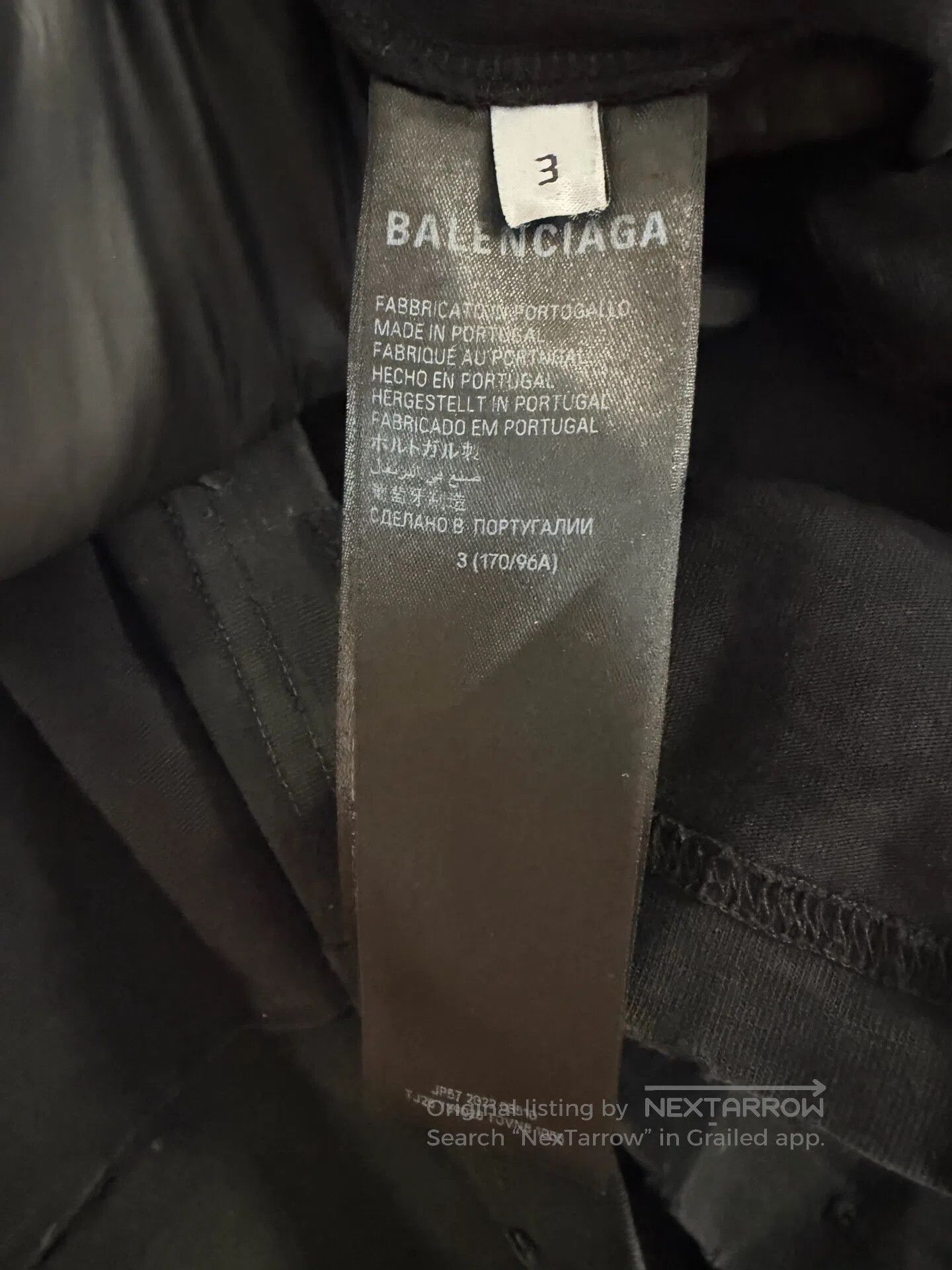 Balenciaga Balenciaga Bitcoin Double B Short Sleeve T-Shirt| Size US L / EU 52-54 / 3 - 4 Thumbnail