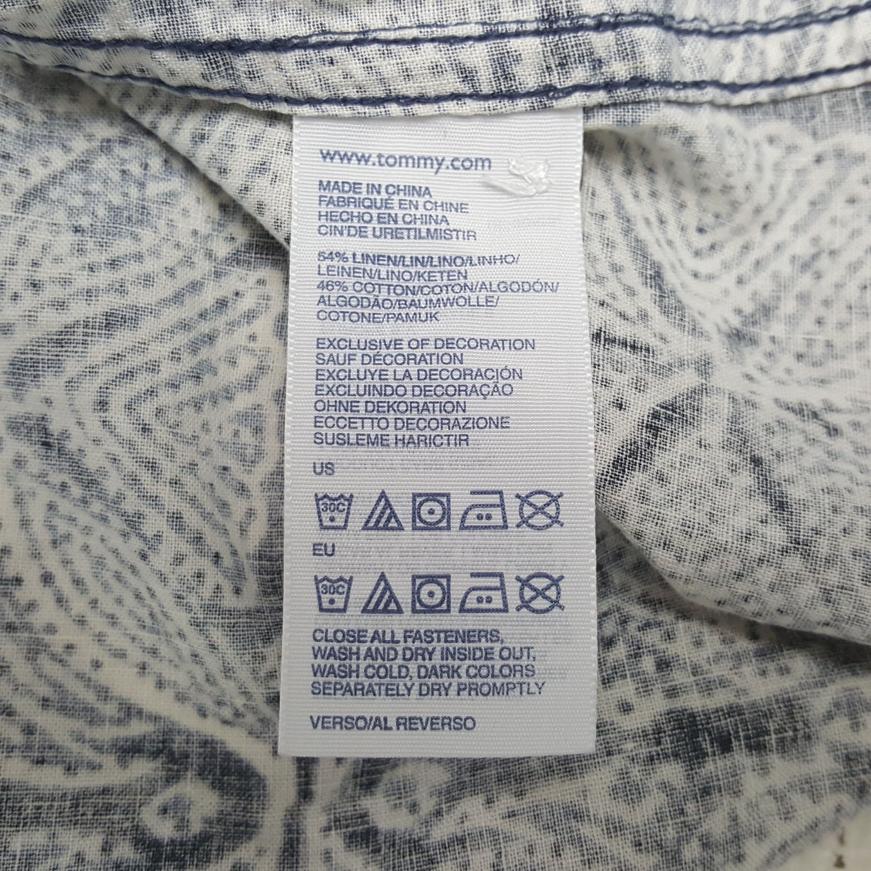 Tommy Hilfiger Tommy Hilfiger Fashion Style Shirt C299N27 Size US XXL / EU 58 / 5 - 8 Thumbnail