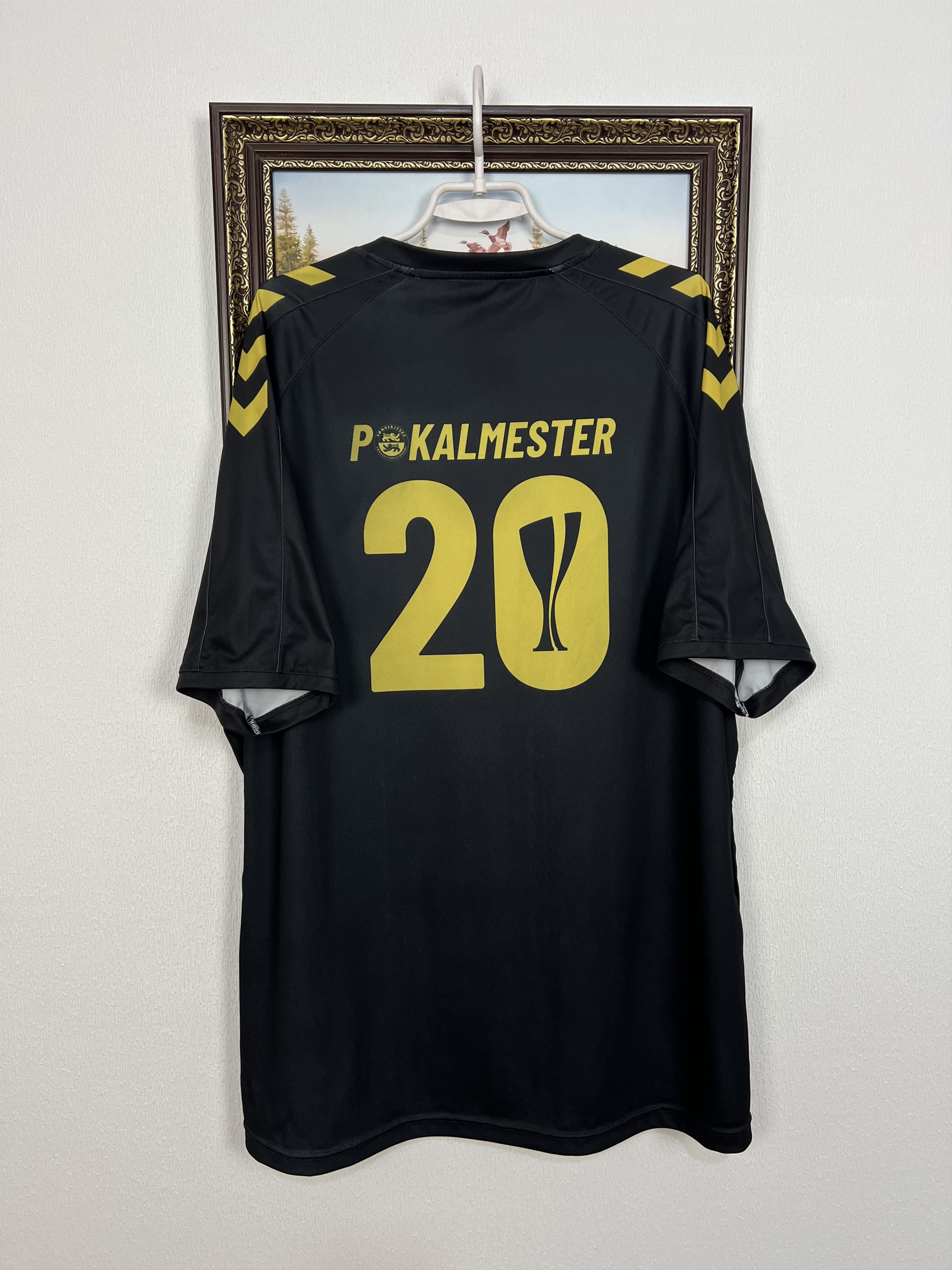 Hummel Pokalmester Sonderjyske Football Shirt Soccer Jersey Trikot Size US XXL / EU 58 / 5 - 7 Thumbnail