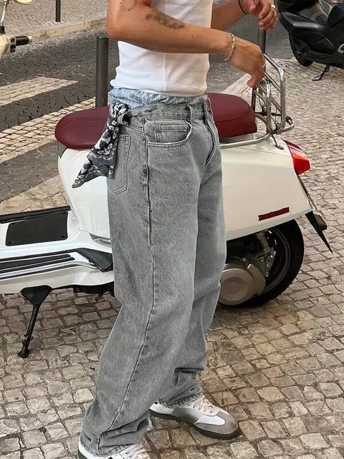 Jean Vintage RETRO y2k 90s jeans denim Size US 36 / EU 52 - 2 Thumbnail
