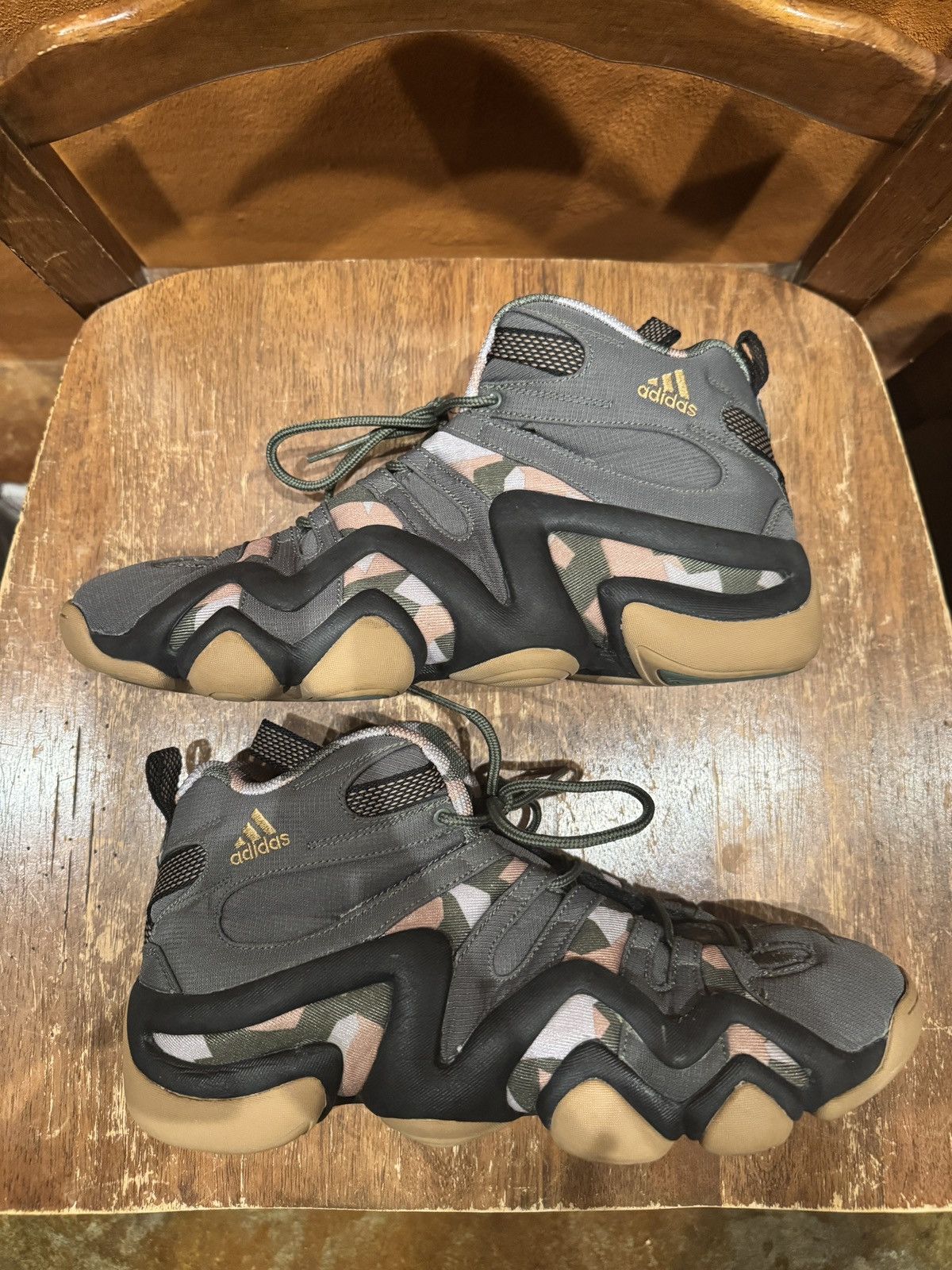 Adidas RARE Adidas Crazy 8 CAMO Size US 10.5 / EU 43-44 - 3 Thumbnail