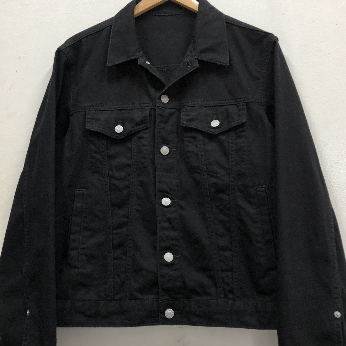 Japanese Brand Japanese Brand Gu Trucker Denim Jacket Black ( L ) Size US L / EU 52-54 / 3 - 3 Thumbnail