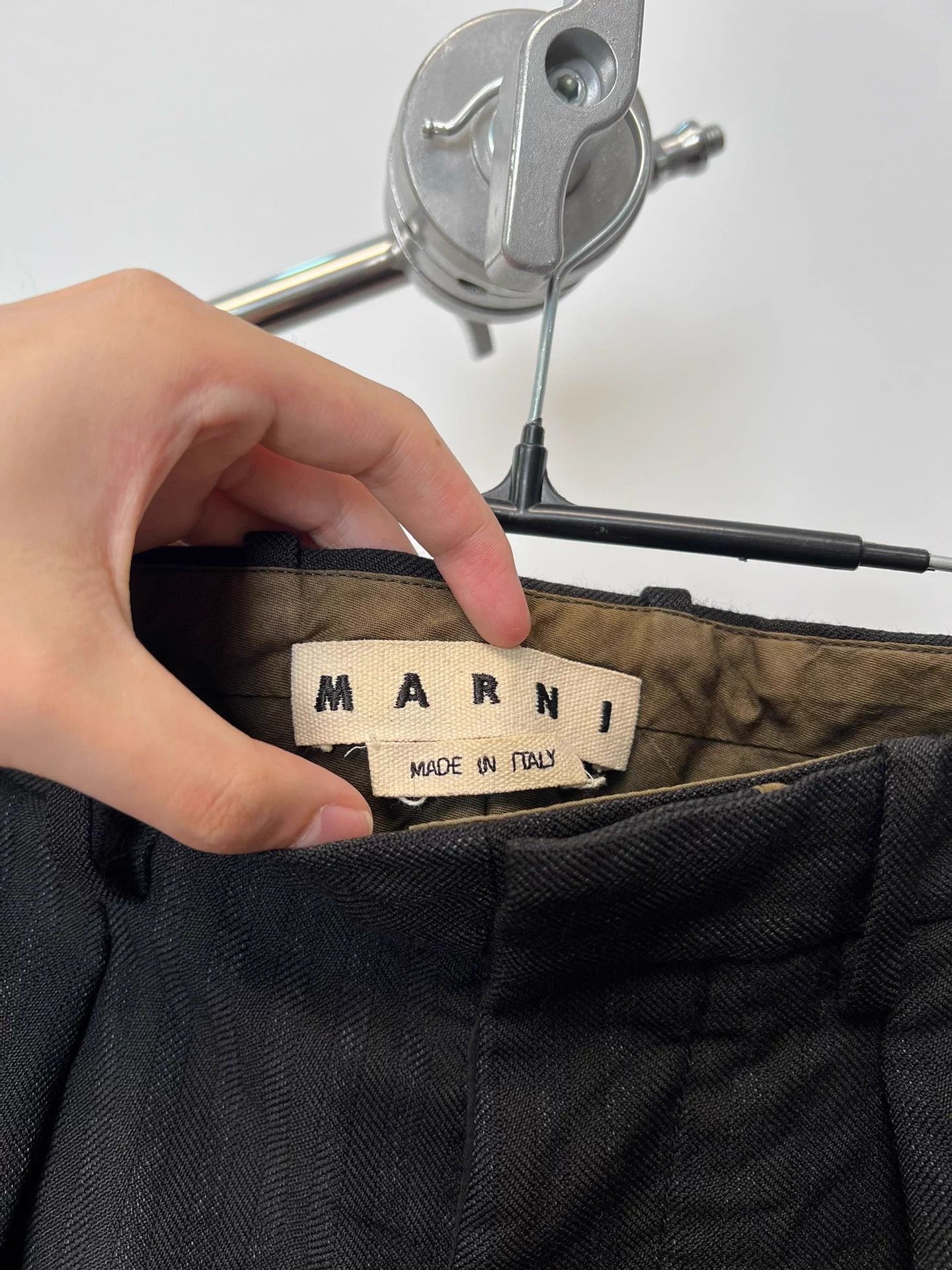 Maison Margiela Marni Italian Wool Tailored Trousers Size US 32 / EU 48 - 6 Thumbnail