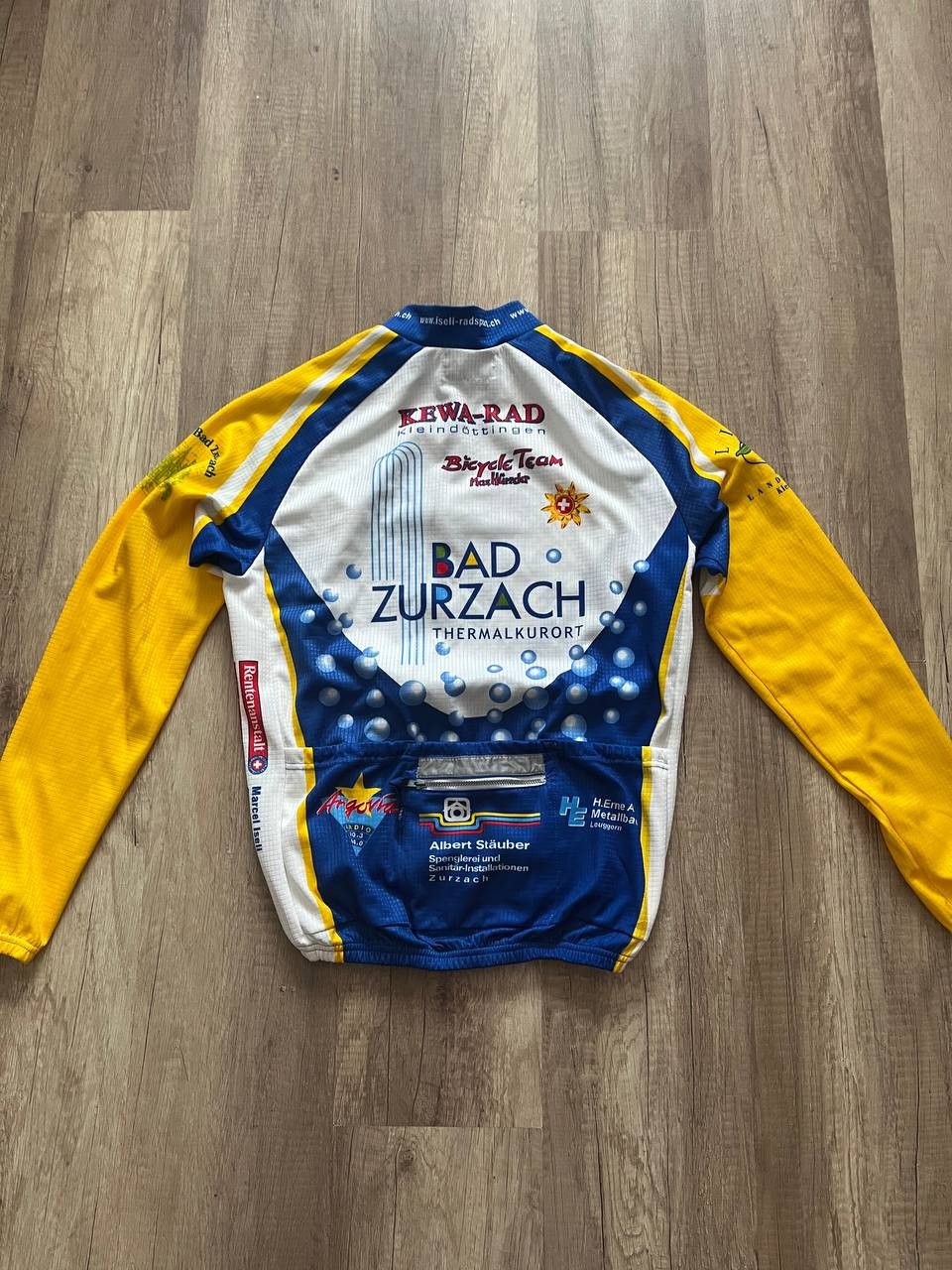 Other Michel Jordi Cycling Jersey Bike Shirt Bad Zurzach Size US M / EU 48-50 / 2 - 4 Thumbnail