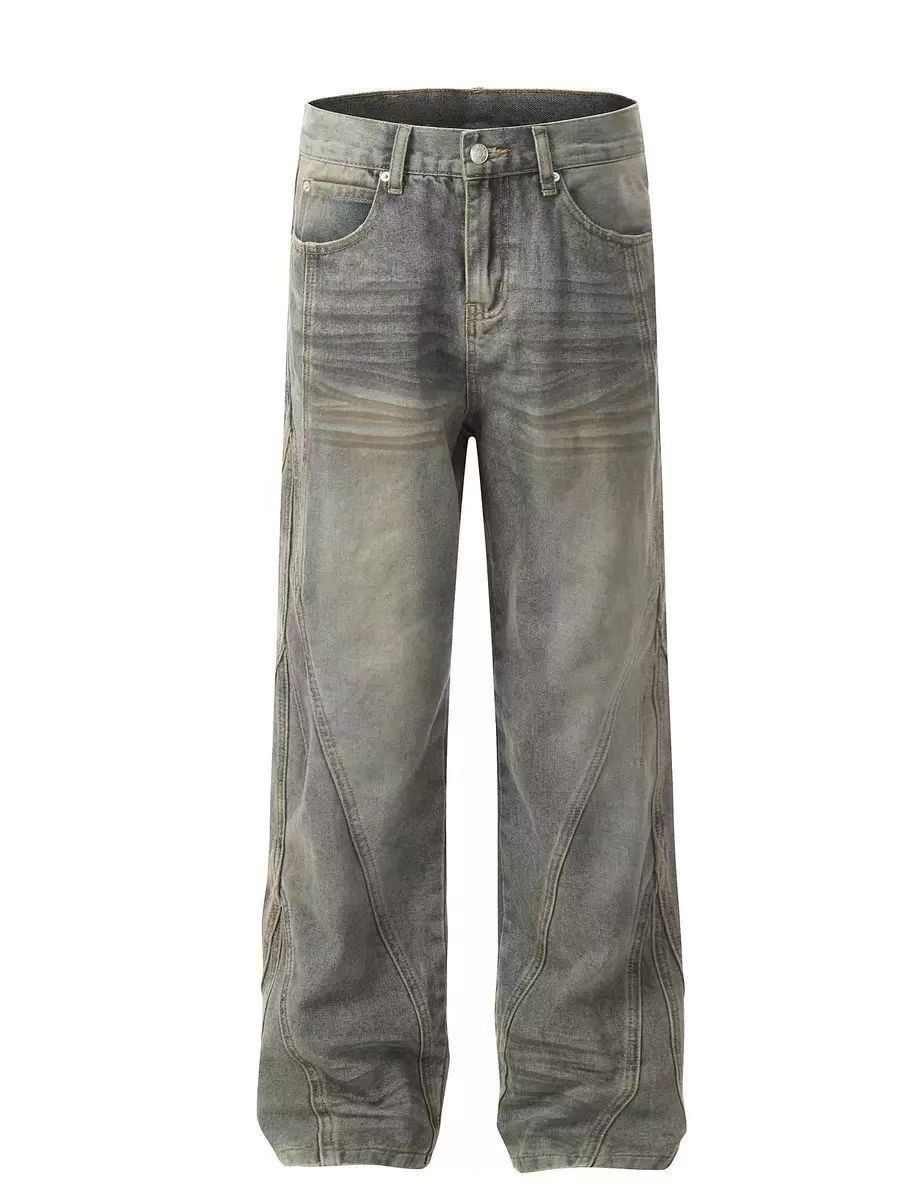 Japanese Brand × Jean Vintage washed and dirty dyed micro flare jeans Size US 32 / EU 48 - 3 Thumbnail