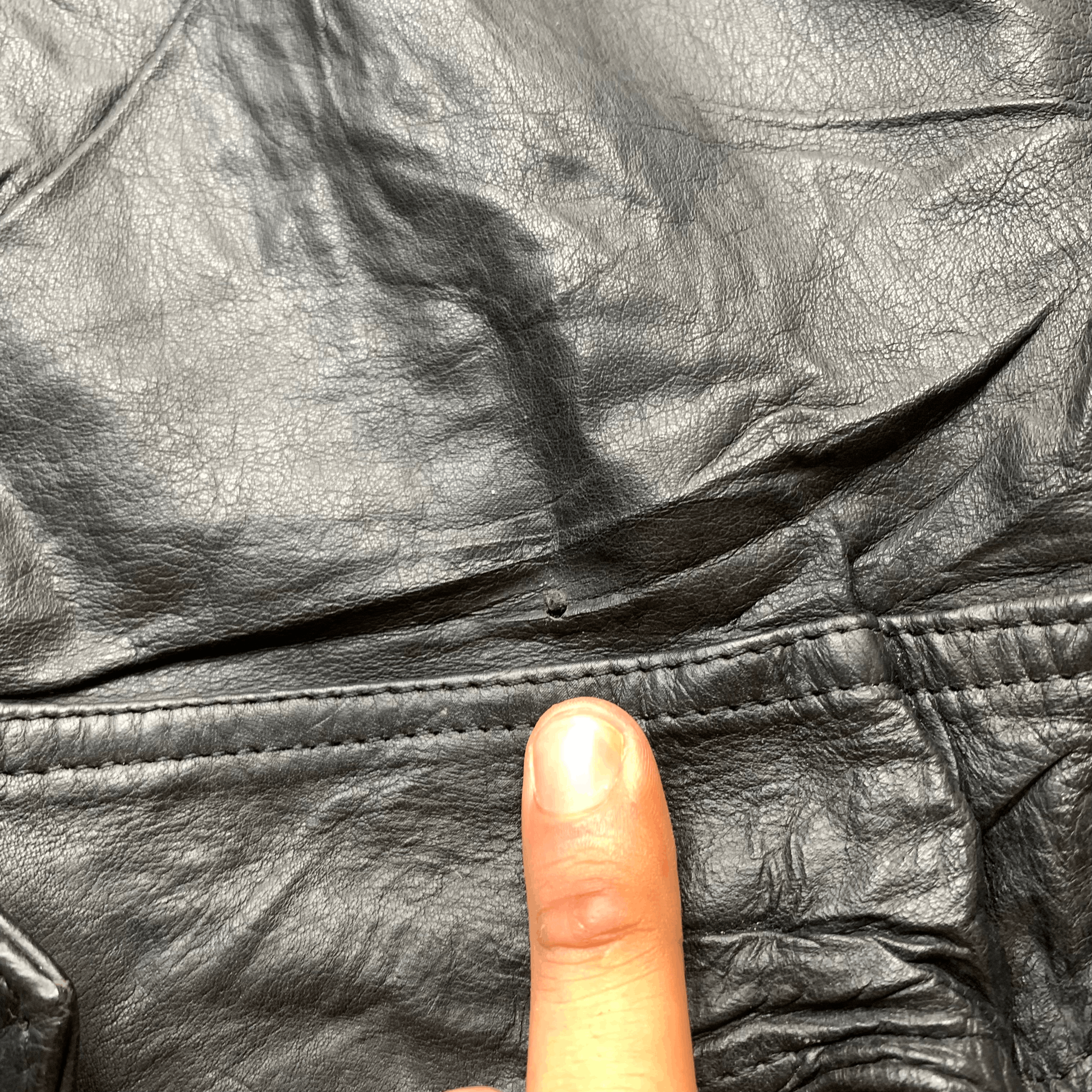 Genuine Leather Vintage SAKI AB Genuine Leather Jacket Size US M / EU 48-50 / 2 - 4 Thumbnail