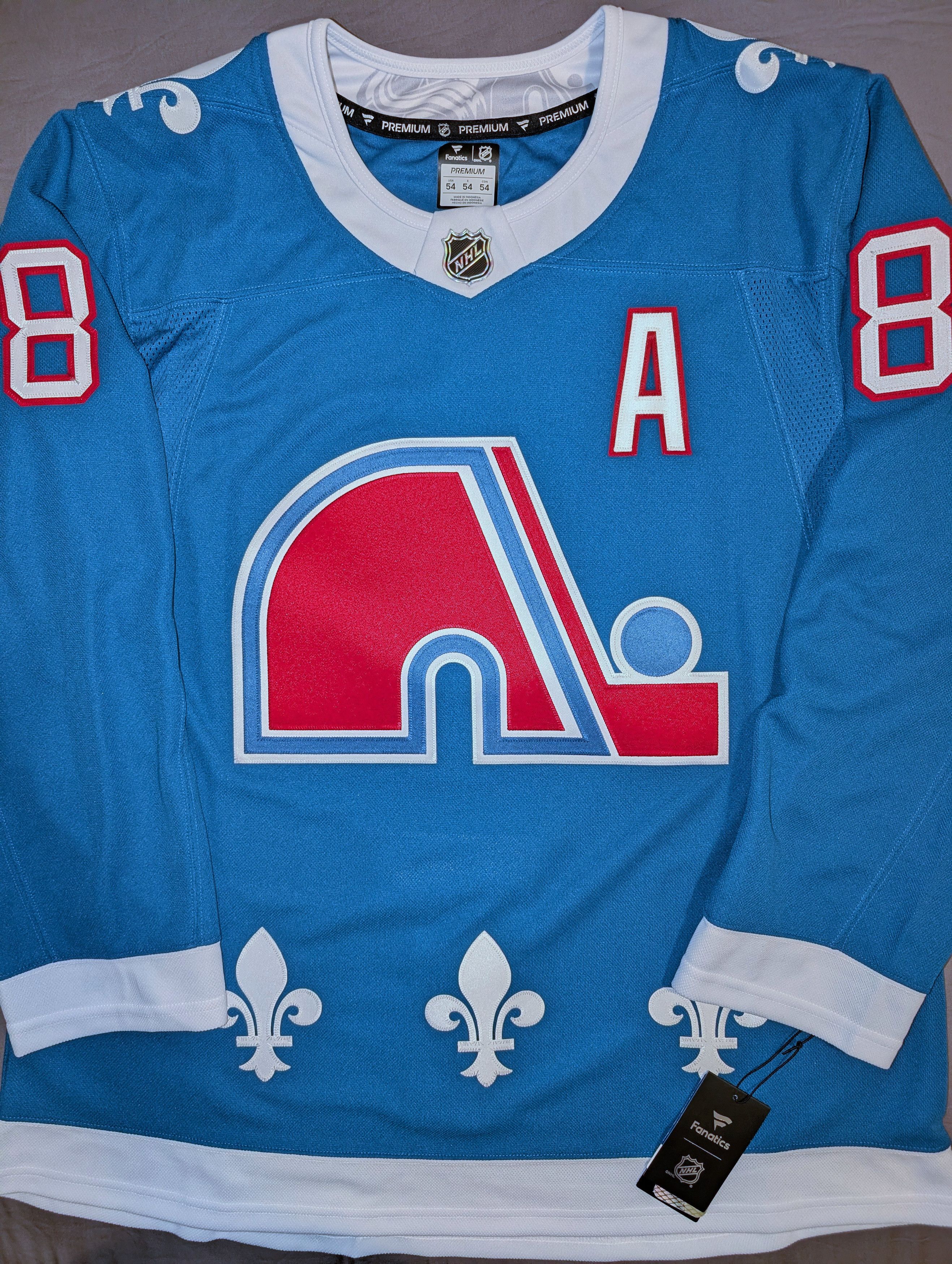 NHL Cale Makar Colorado Avalanche Nordiques jersey Fanatics sz56 Size US XXL / EU 58 / 5 - 7 Thumbnail