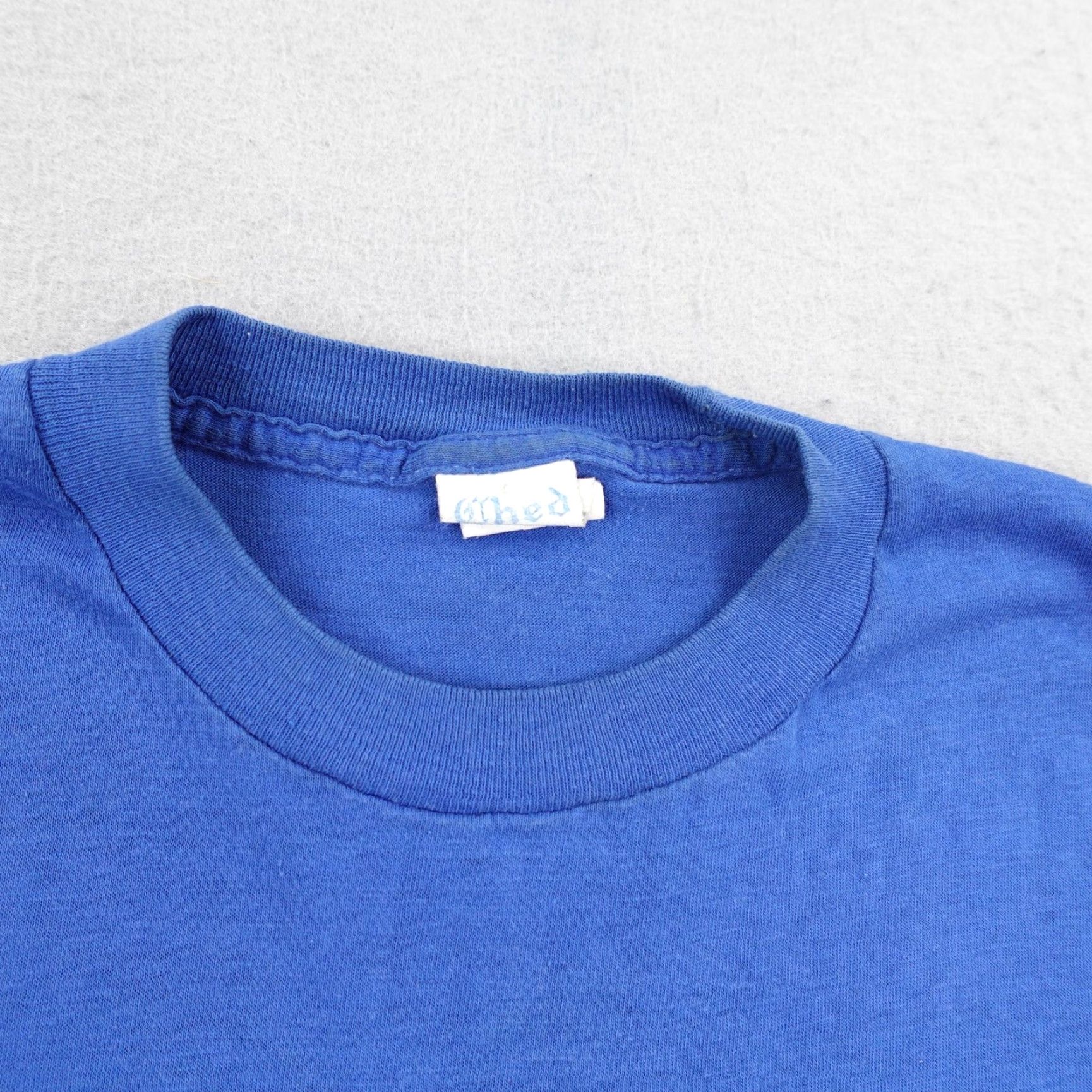 Vintage VINTAGE Montana State Shirt Mens Medium Blue Fiddlers Contest Single Stitch 80s Size US M / EU 48-50 / 2 - 2 Thumbnail