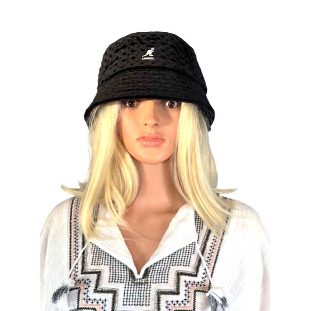 Kangol New Kangol Embossed Reversible Bucket Hat Gray Black XL Unis Size ONE SIZE - 14 Thumbnail
