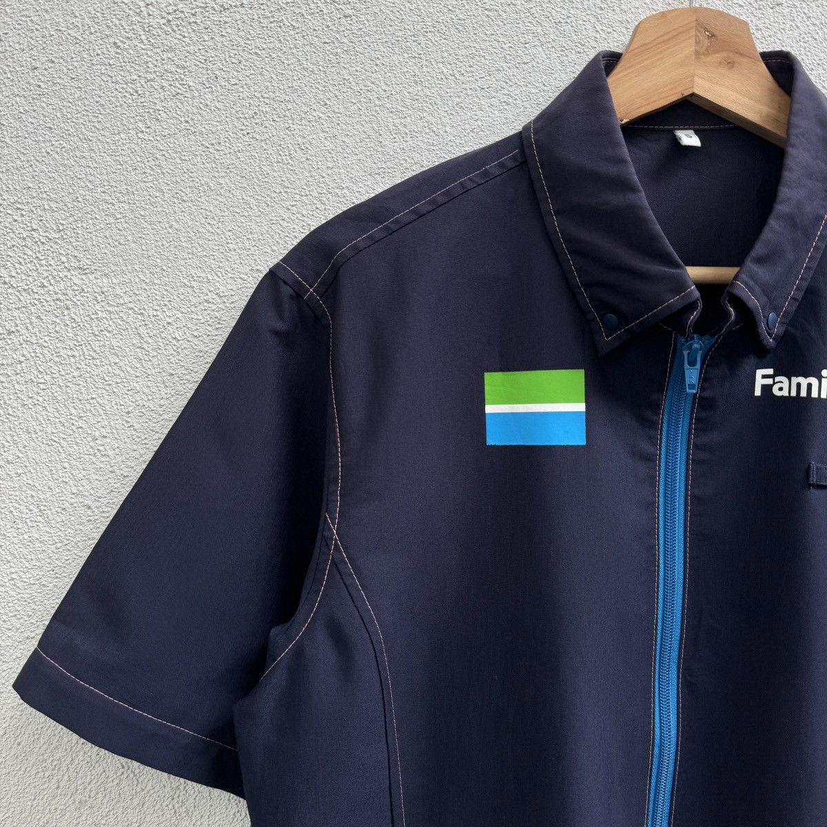 Japanese Brand Family Mart Uniform Japanese Work Shirt Size US S / EU 44-46 / 1 - 5 Thumbnail