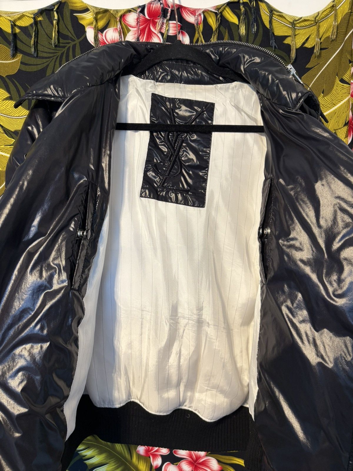 Saint Laurent Paris Hedi Slimane Biker Puffer Size US M / EU 48-50 / 2 - 6 Thumbnail