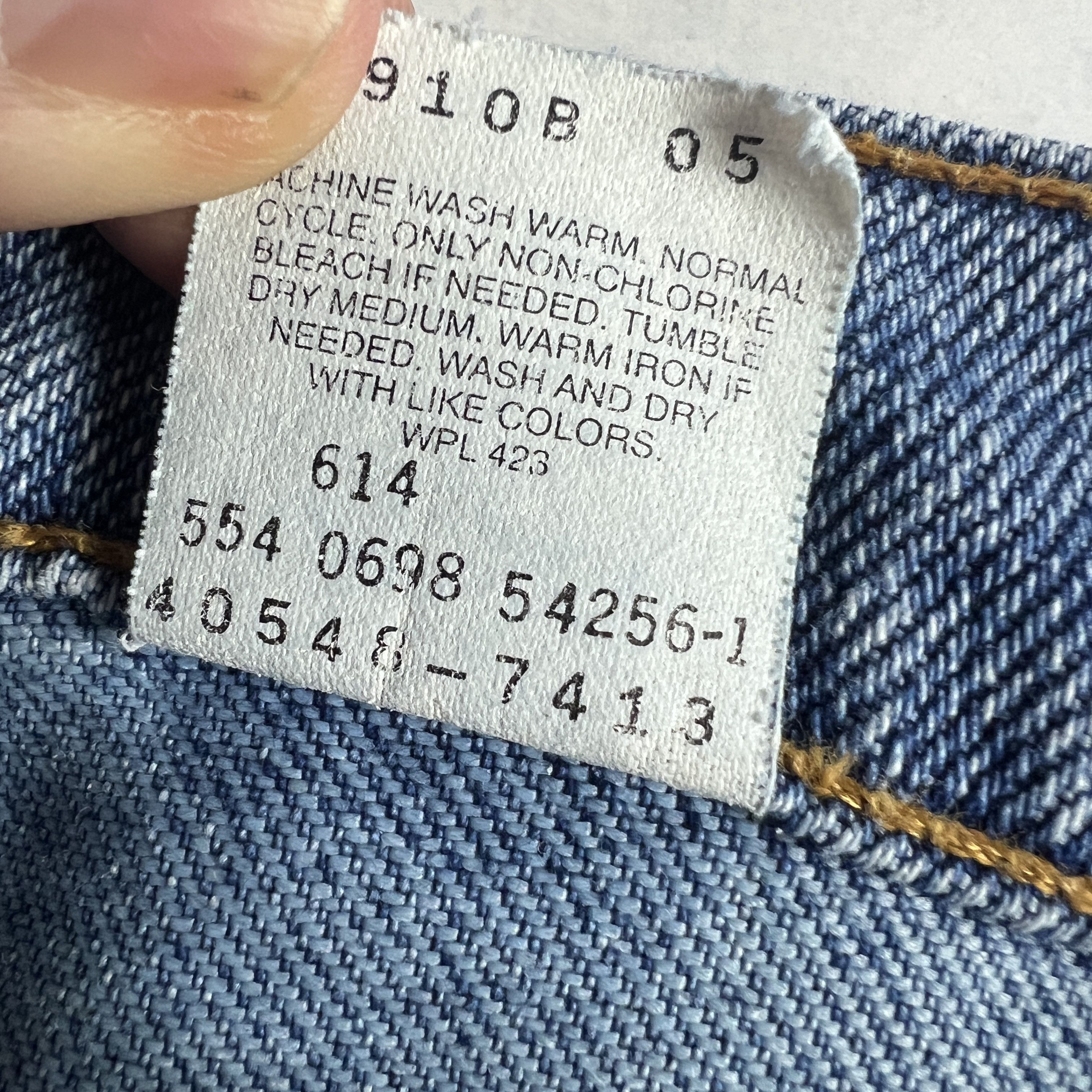 Levi's VTG 90s Levi's Jeans 540 Flex Relaxed Straight Blue Denim Size US 37 - 7 Thumbnail
