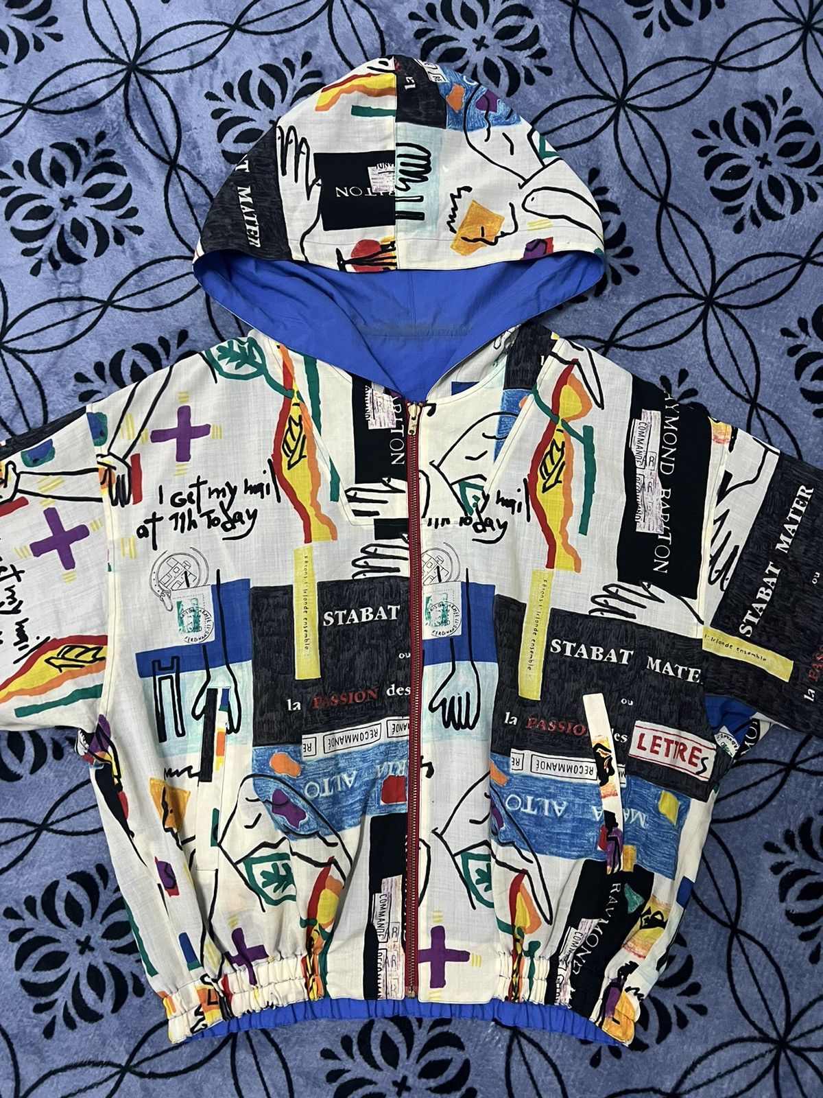 Jean Charles De Castelbajac × Vintage Hoodie Reversible - Full print Jean Charles de Castelbajac Size US M / EU 48-50 / 2 - 2 Thumbnail