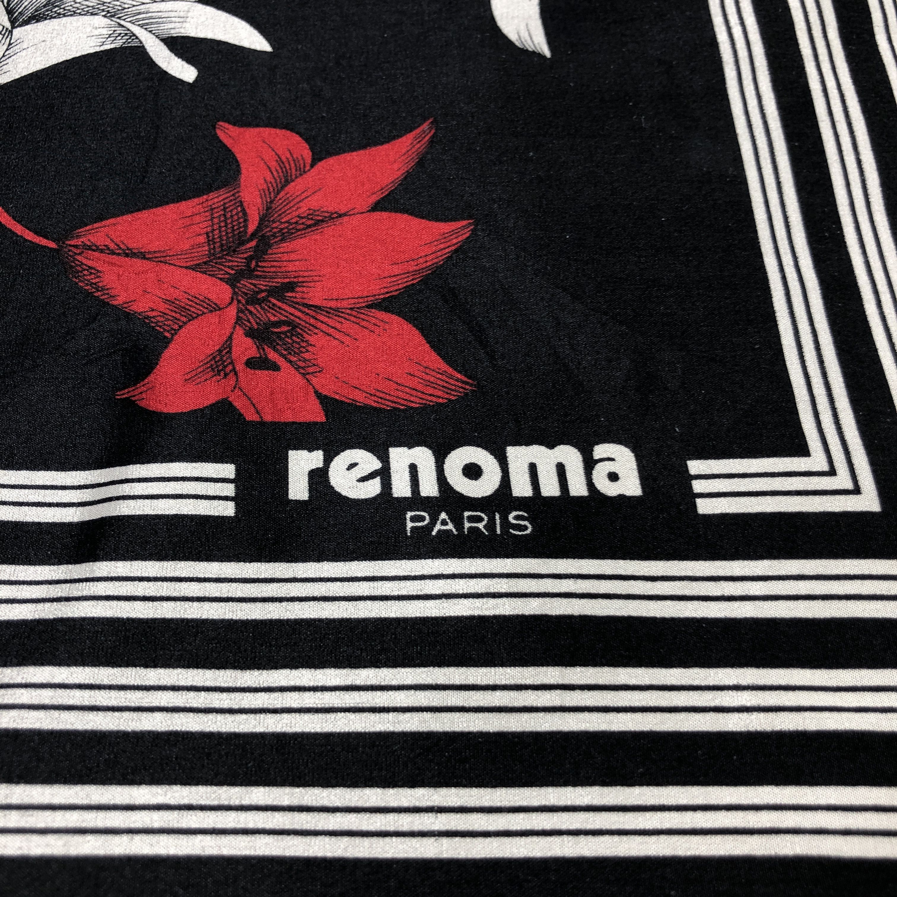 Renoma Renoma Floral Silk Scarf M1239 Size ONE SIZE - 4 Thumbnail