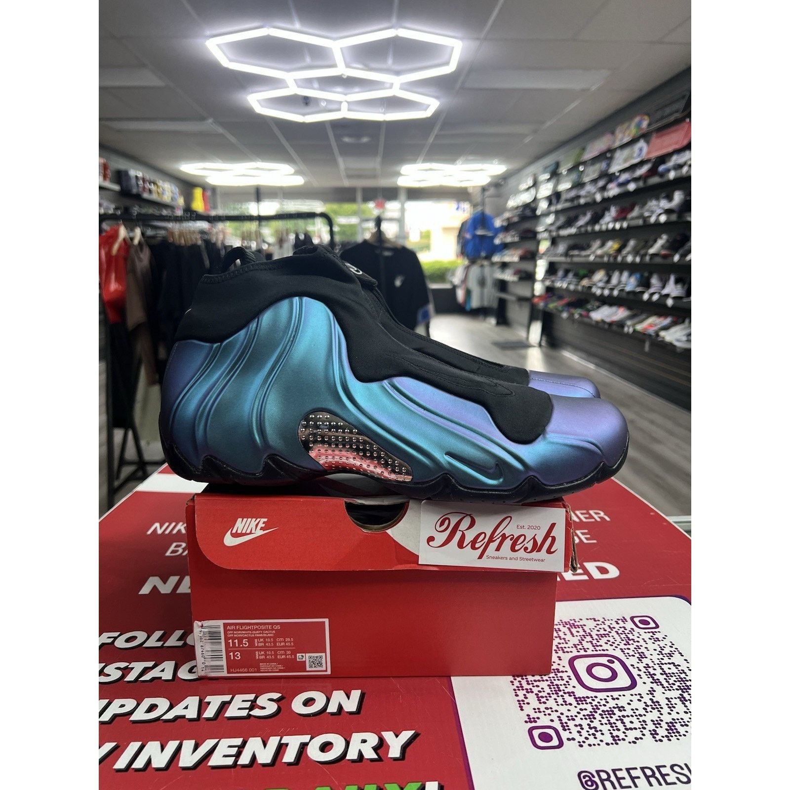 Nike Nike Air Flightposite Dusty Cactus Size 11.5 (HJ4466-001) Size US 11.5 / EU 44-45 - 1 Thumbnail