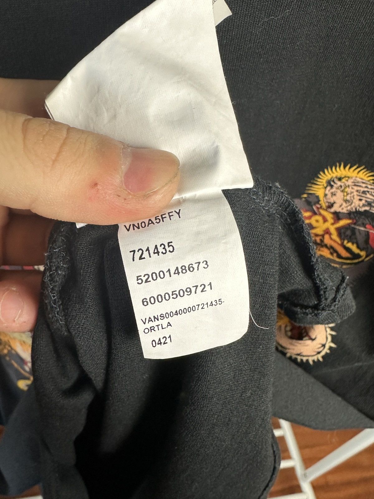 Vans Vans - Off The Wall Gallery Dwiky Ka Black - T-Shirt Size US S / EU 44-46 / 1 - 6 Thumbnail