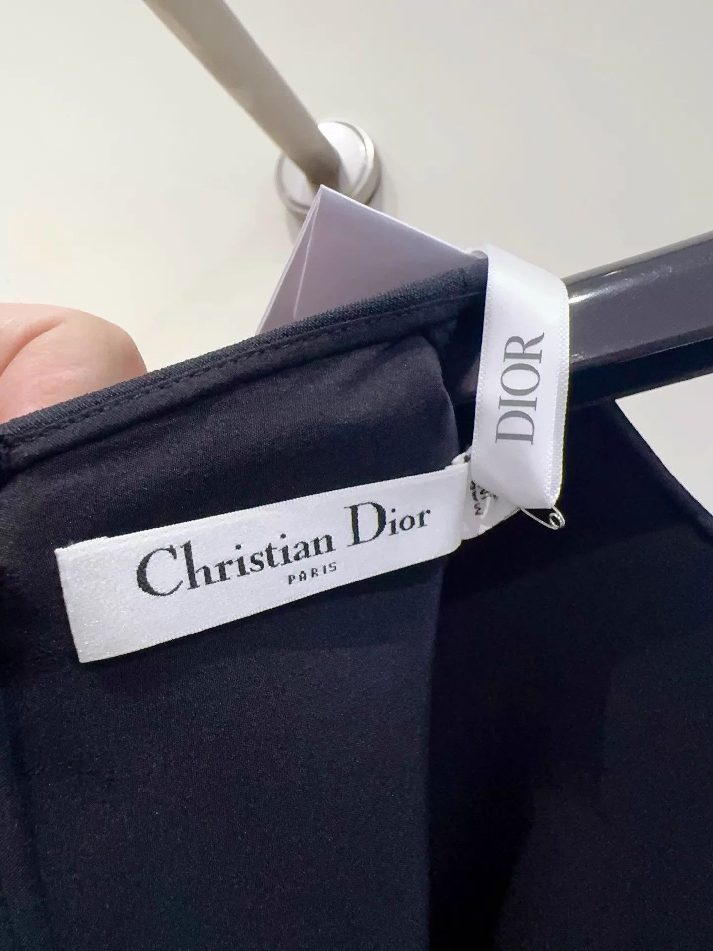 Dior Dior Women's Black Wool-Silk Classic Little Black Dress F36 Size XS / US 0-2 / IT 36-38 - 4 Thumbnail