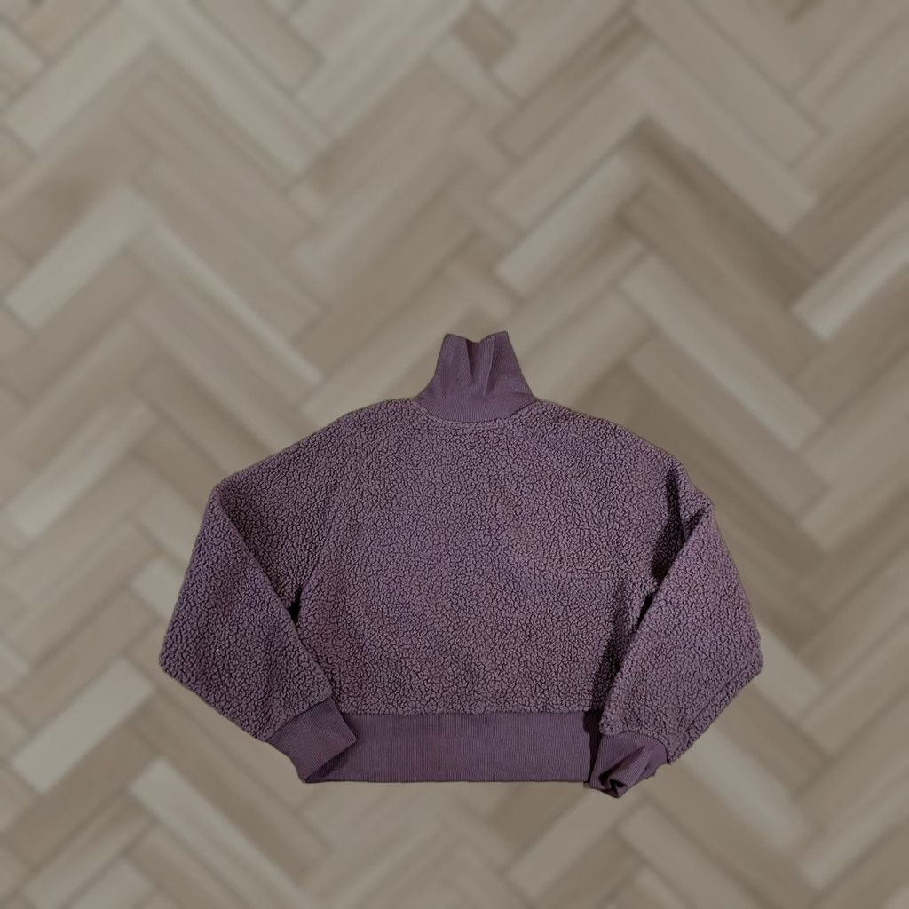 Pinko VS PINK Sherpa Fleece Sweatshirt 1/4 Zip sz Small Size S / US 4 / IT 40 - 1 Thumbnail