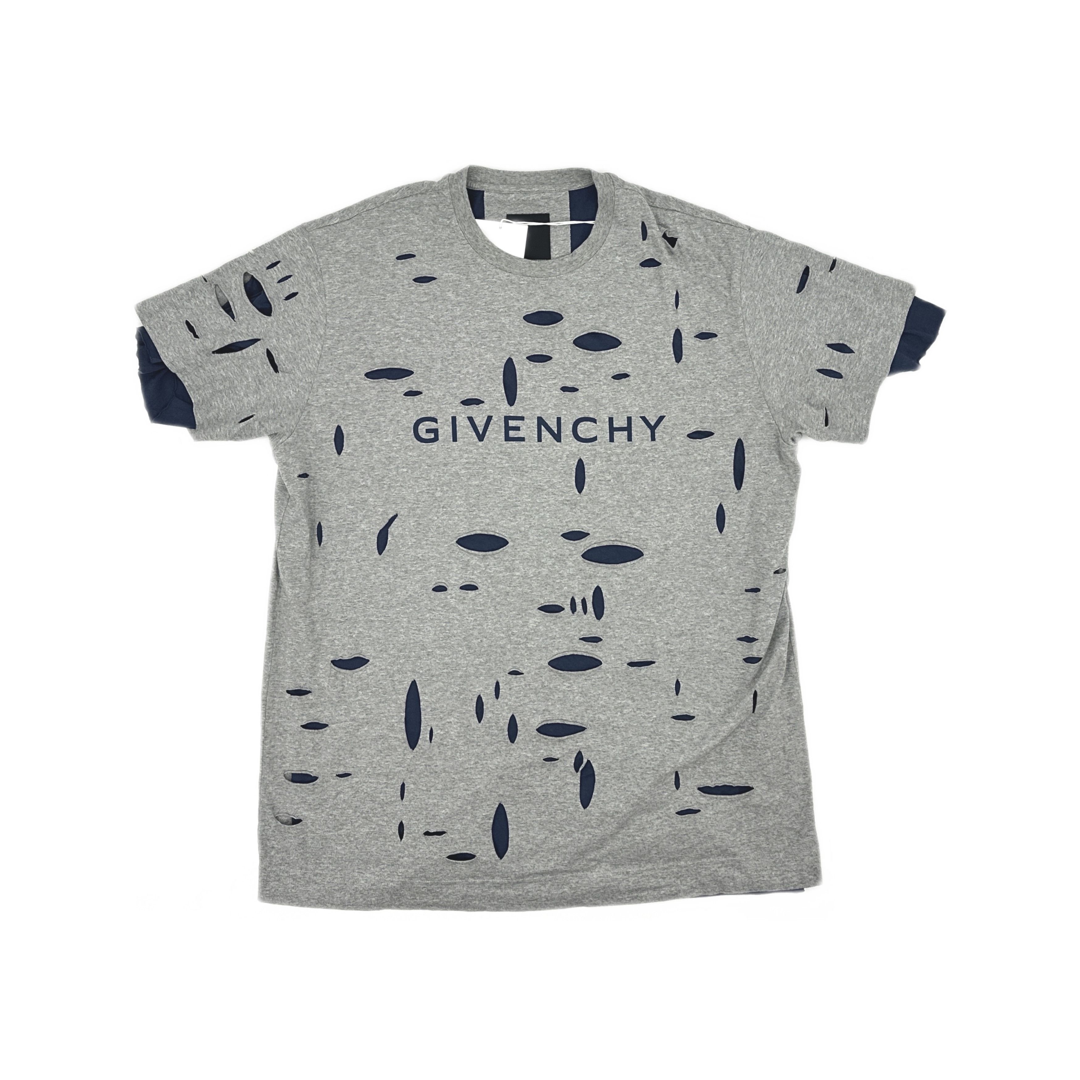 Givenchy Givenchy Distressed Logo T-Shirt Size M Size US M / EU 48-50 / 2 - 1 Thumbnail