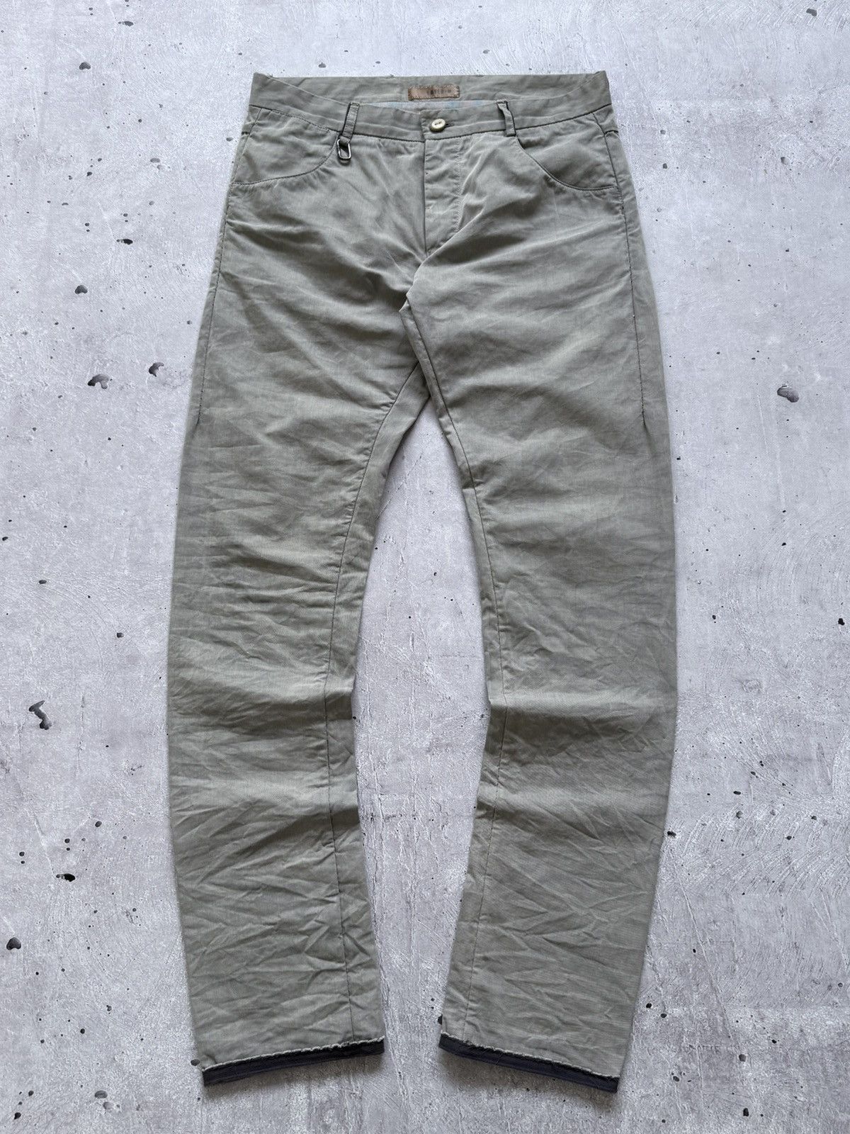 Layer-0 Gray Cotton Pants