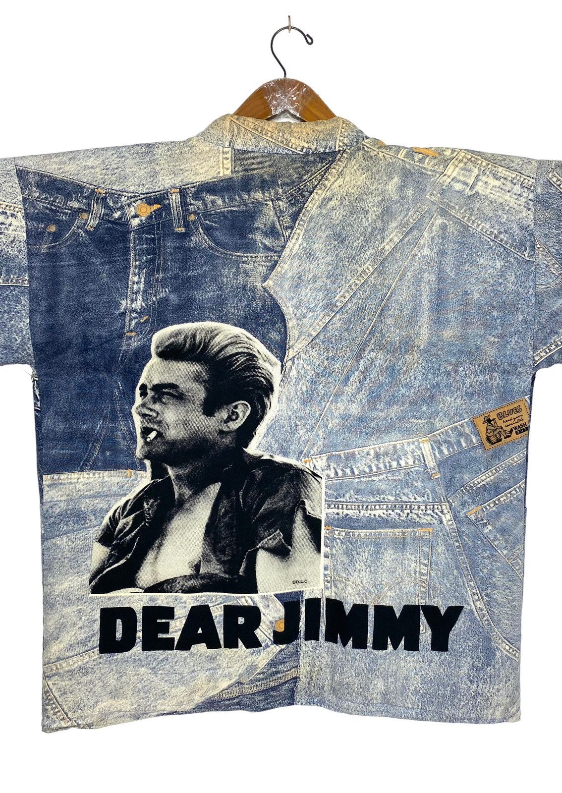 Japanese Brand Rare‼️ Vintage Kimono Full Print James Deans Levis’ Logo Size US M / EU 48-50 / 2 - 2 Thumbnail