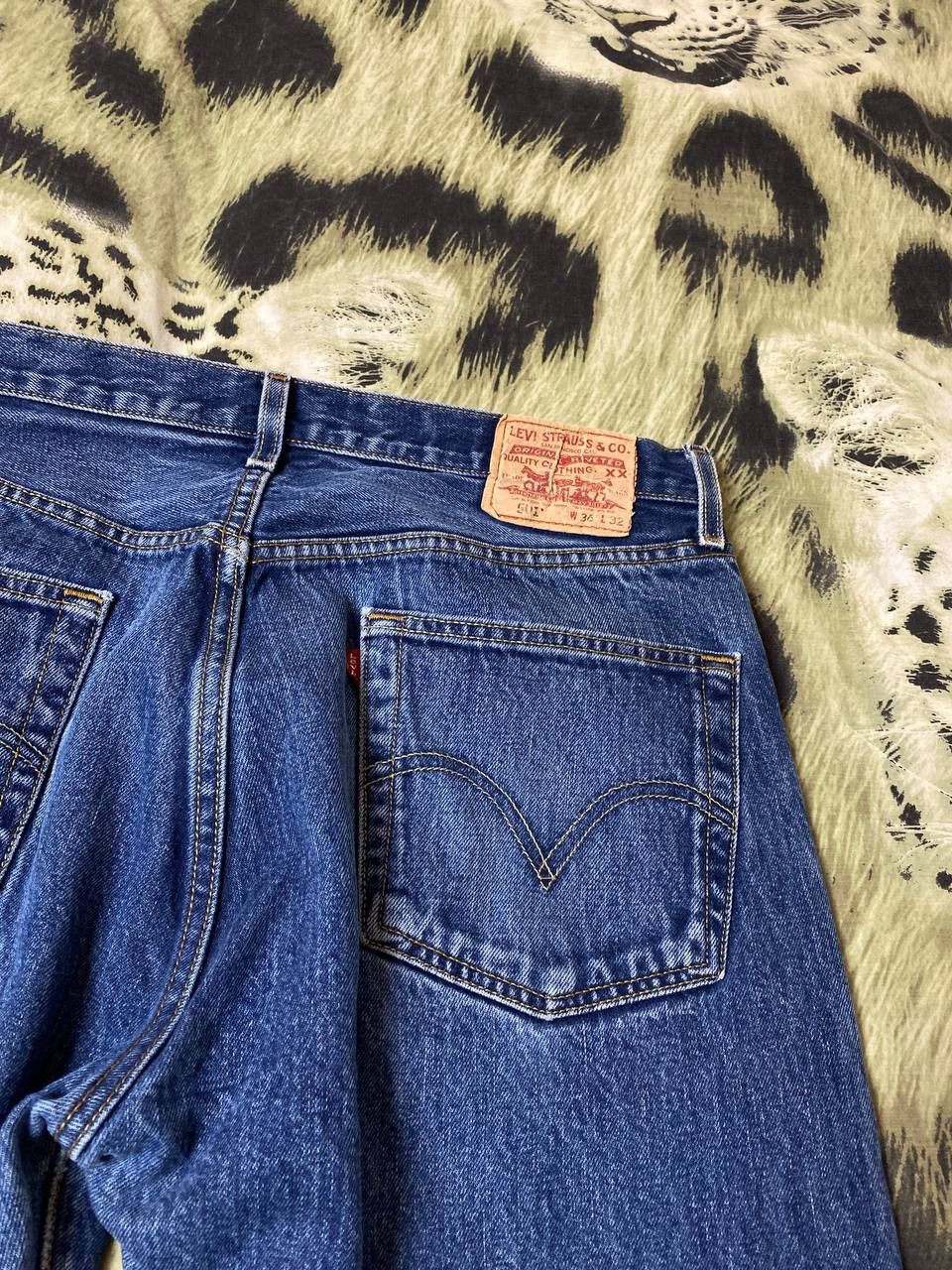 Levi's × Vintage Vintage Levi's 501 Distressed Light Wash Jeans Size US 36 / EU 52 - 12 Thumbnail