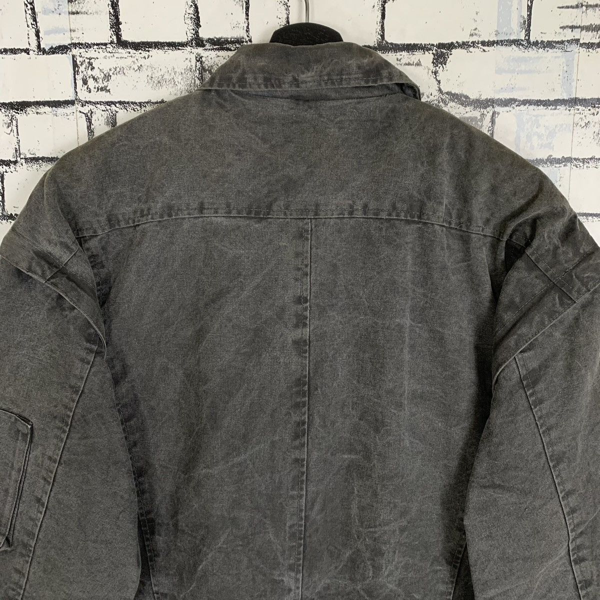 Designer France Denim Bomber Jacket La Grande Motte Size US S / EU 44-46 / 1 - 8 Thumbnail