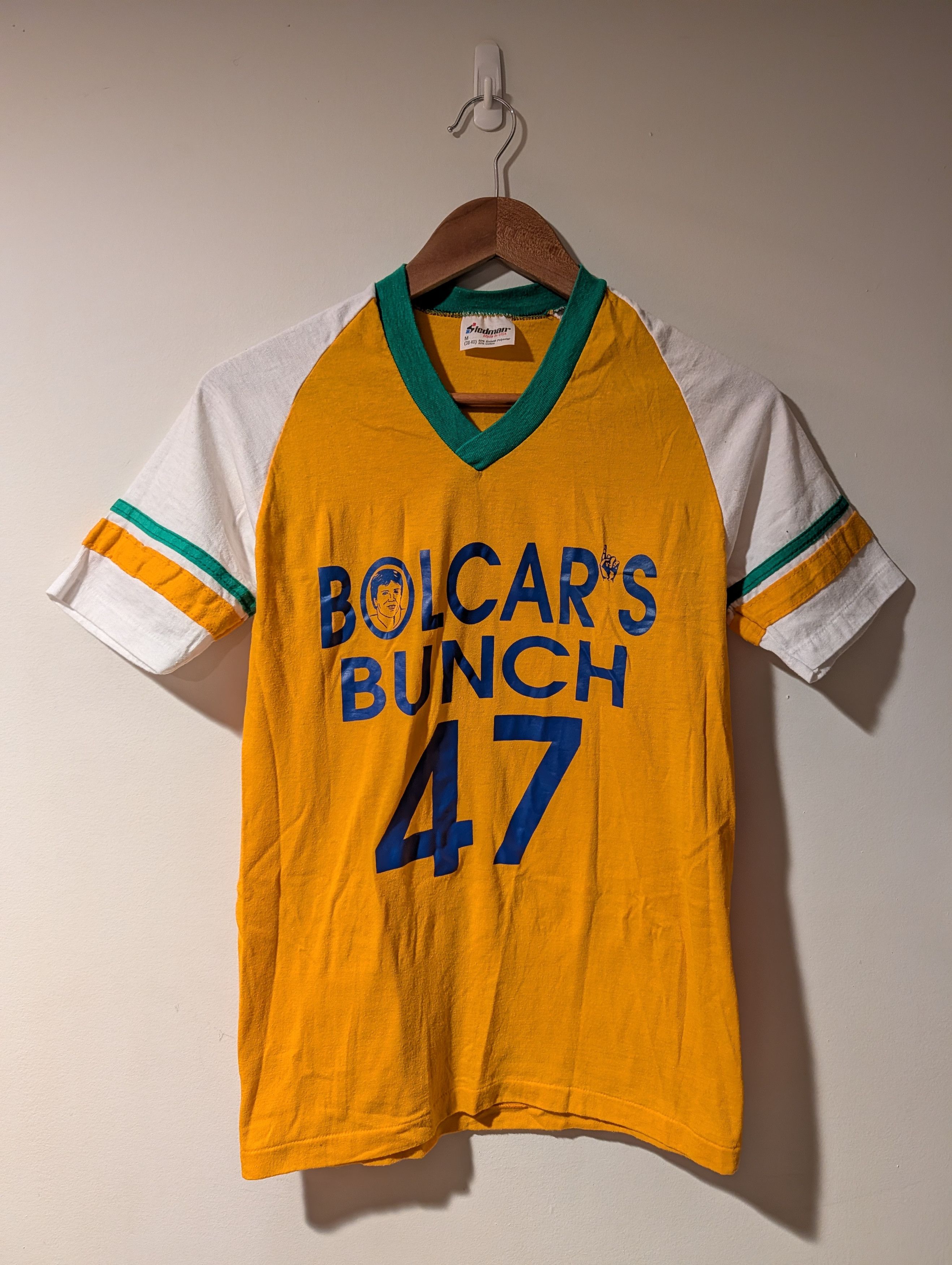 NCAA Vintage 80s Bolar's Brunch Highschool Football Team T-shirt Size US M / EU 48-50 / 2 - 1 Thumbnail