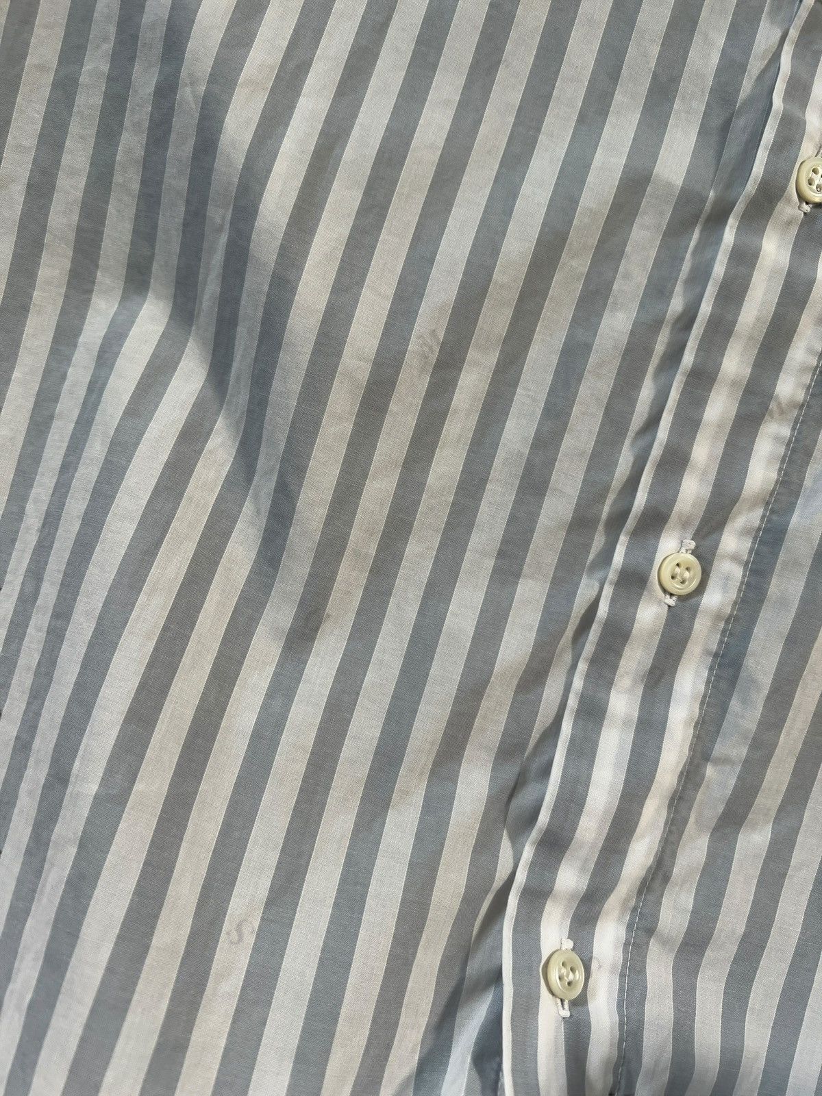 Issey Miyake 1980s Issey Miyake Stripes Button Shirt Size US XL / EU 56 / 4 - 14 Thumbnail