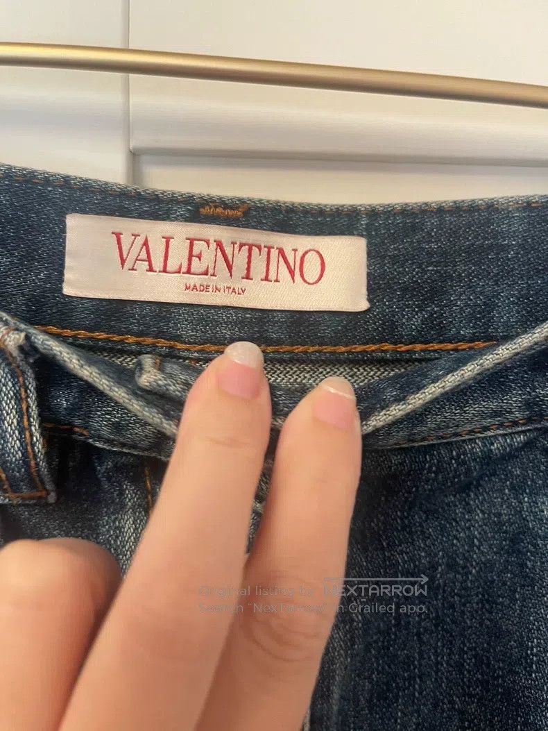 Valentino Valentino denim skirt Size 39" - 4 Thumbnail