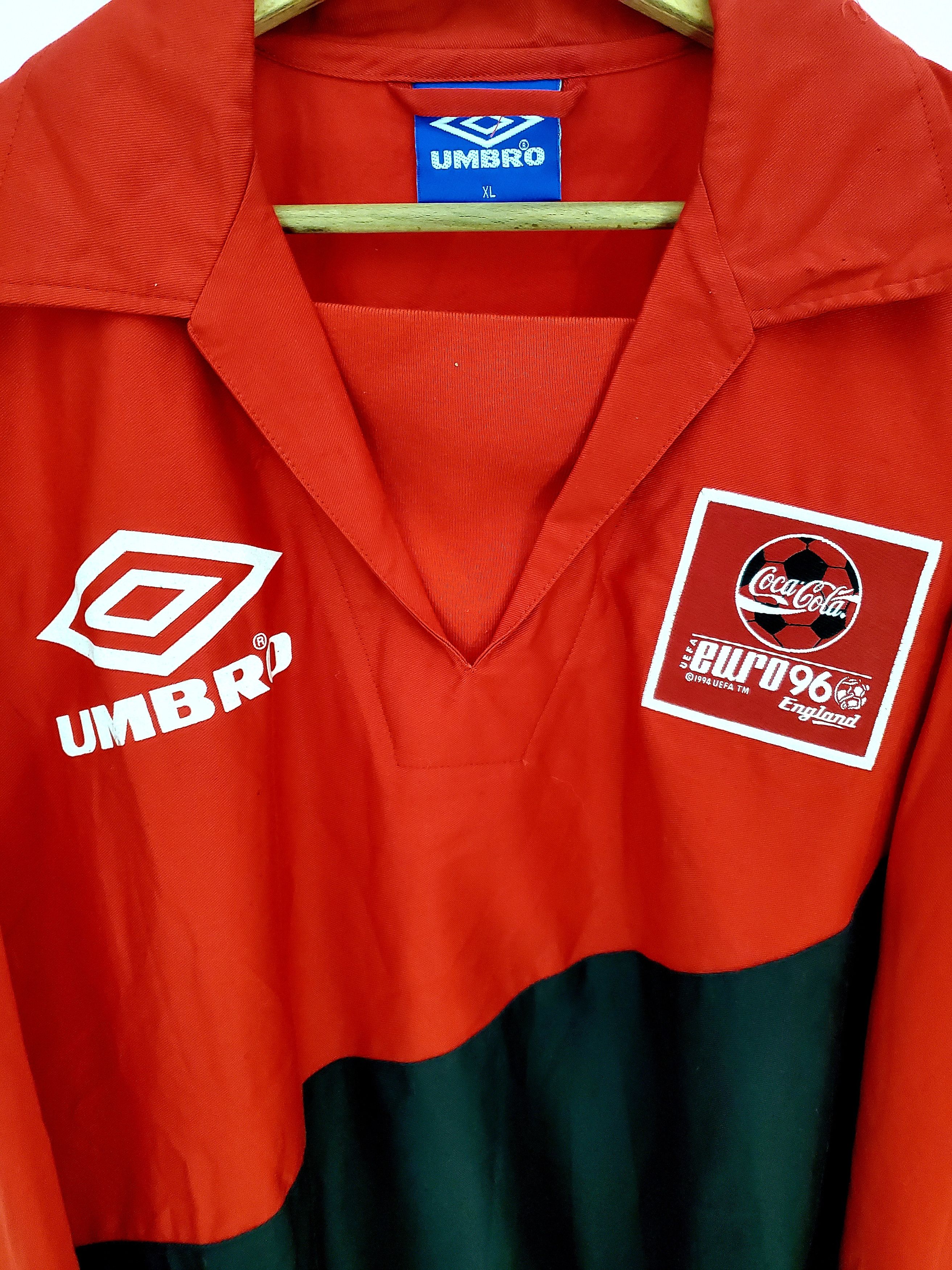 Umbro Vintage 90's Umbro Coca-Cola Euro England Football Xl Size US XL / EU 56 / 4 - 2 Thumbnail